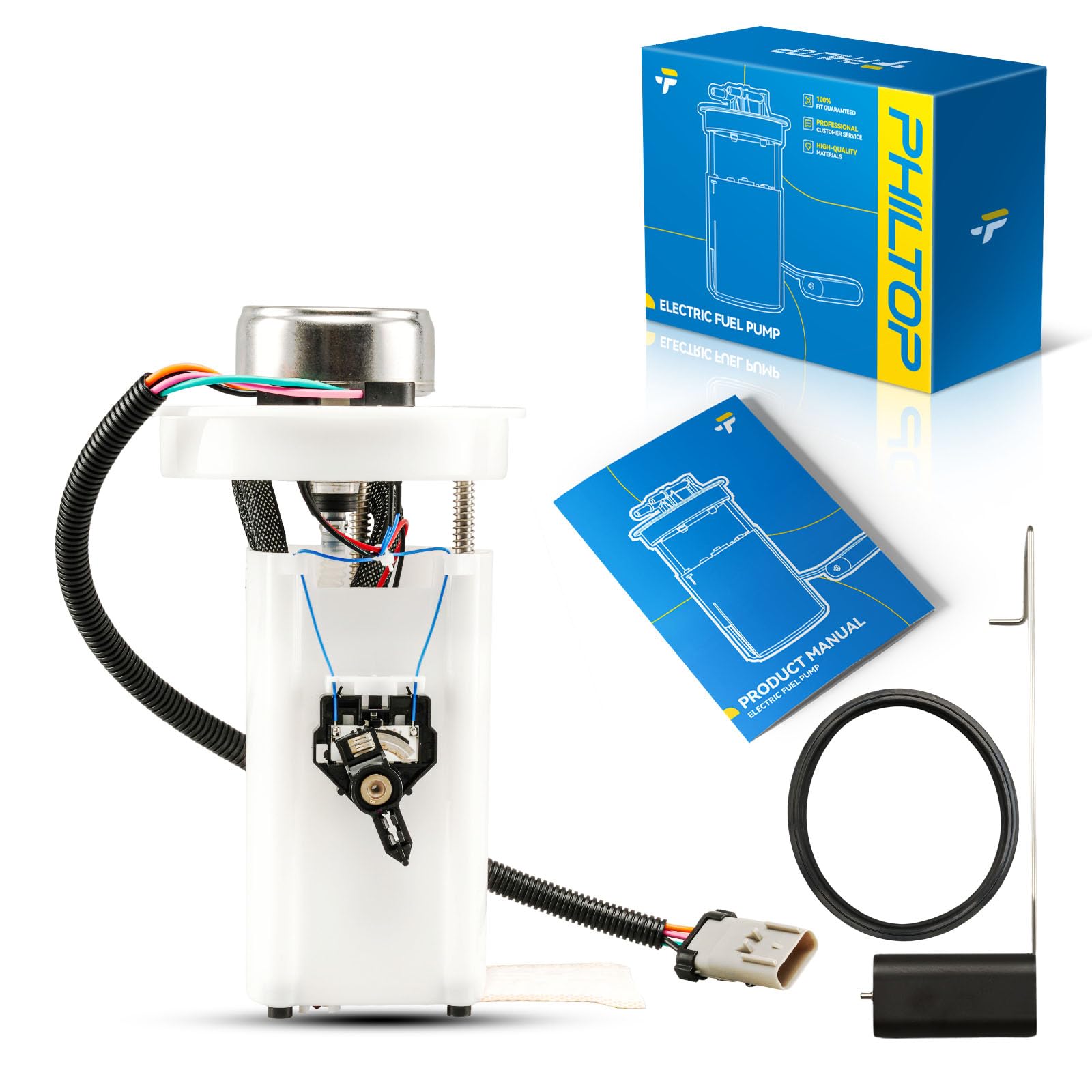 PHILTOP FG1081 Fuel Pump for Dakota 2000-2003, 3.9L, 5.9L, 4.7L, Replaces # FG1081, 5014884AF, 5014884AG Electric Fuel Pump Asse