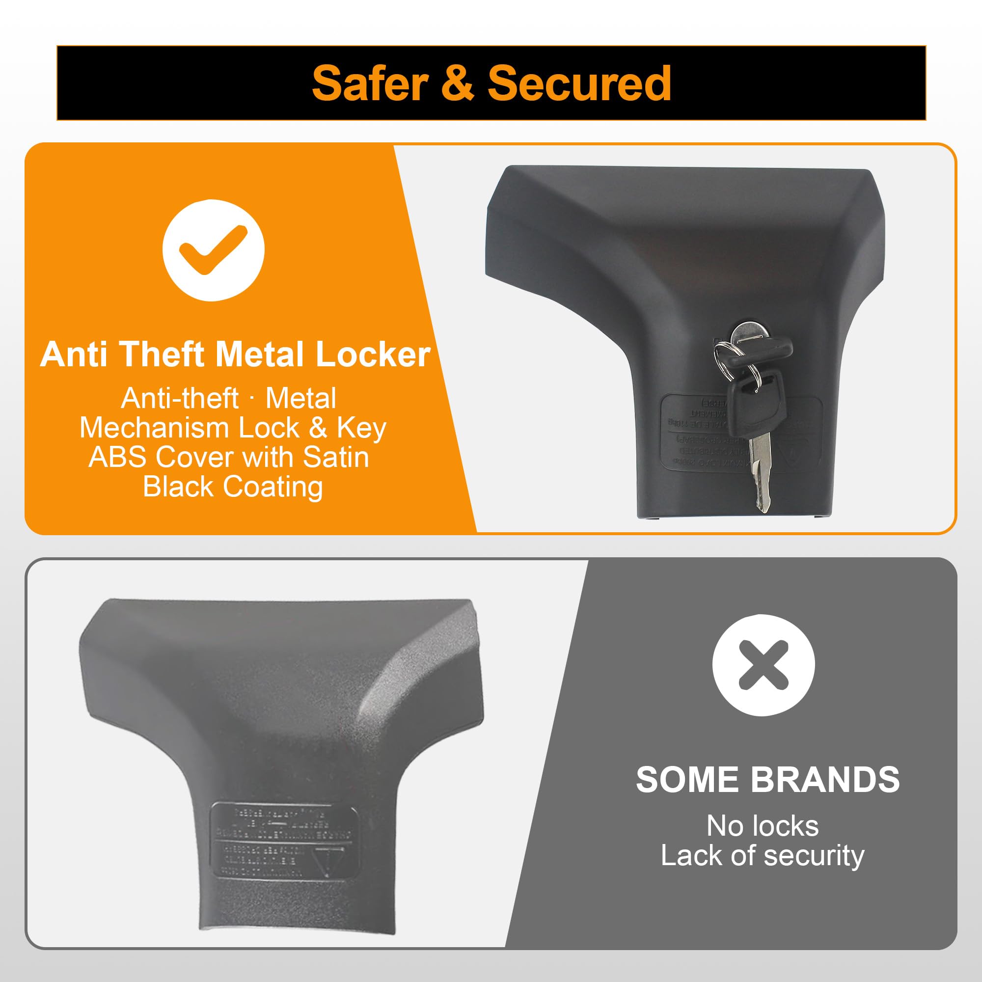 Autekcomma Heavy Duty Roof Rack Cross Bars Replacement For Highlander 2020-2025(Not Fit Le Models & Grand Highlander),Anti-Theft