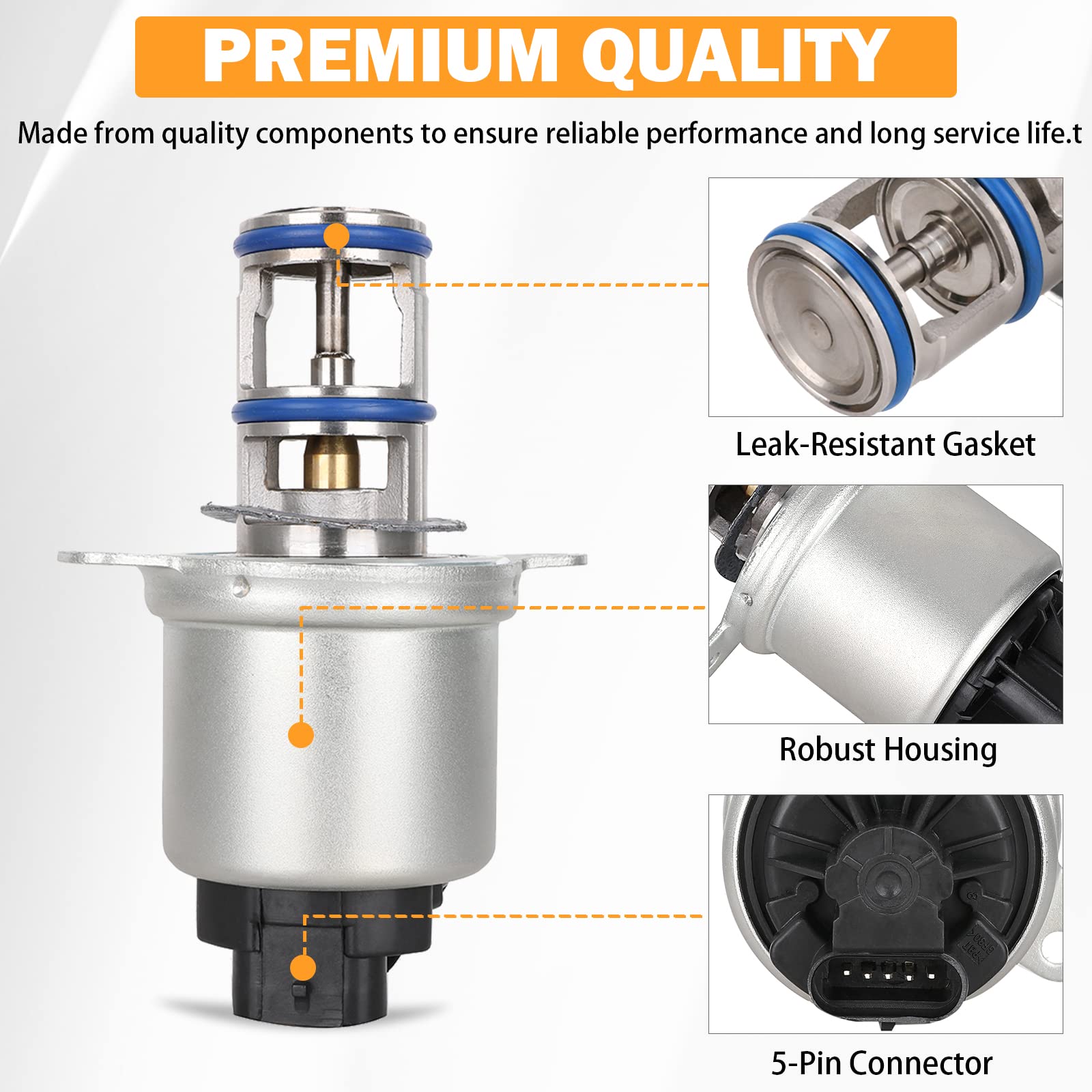 6.0 Powerstroke Egr Valve For Ford F250 F350 F450 F550 Super Duty E350 E450 Excursion 2004 2005 2006 2007 2008 2009 2010 Ford 6.0 Liter Powerstroke Diesel Egr Valve 5C34-9F452-Aa 5C3Z9F452Aa Cx2466Rm