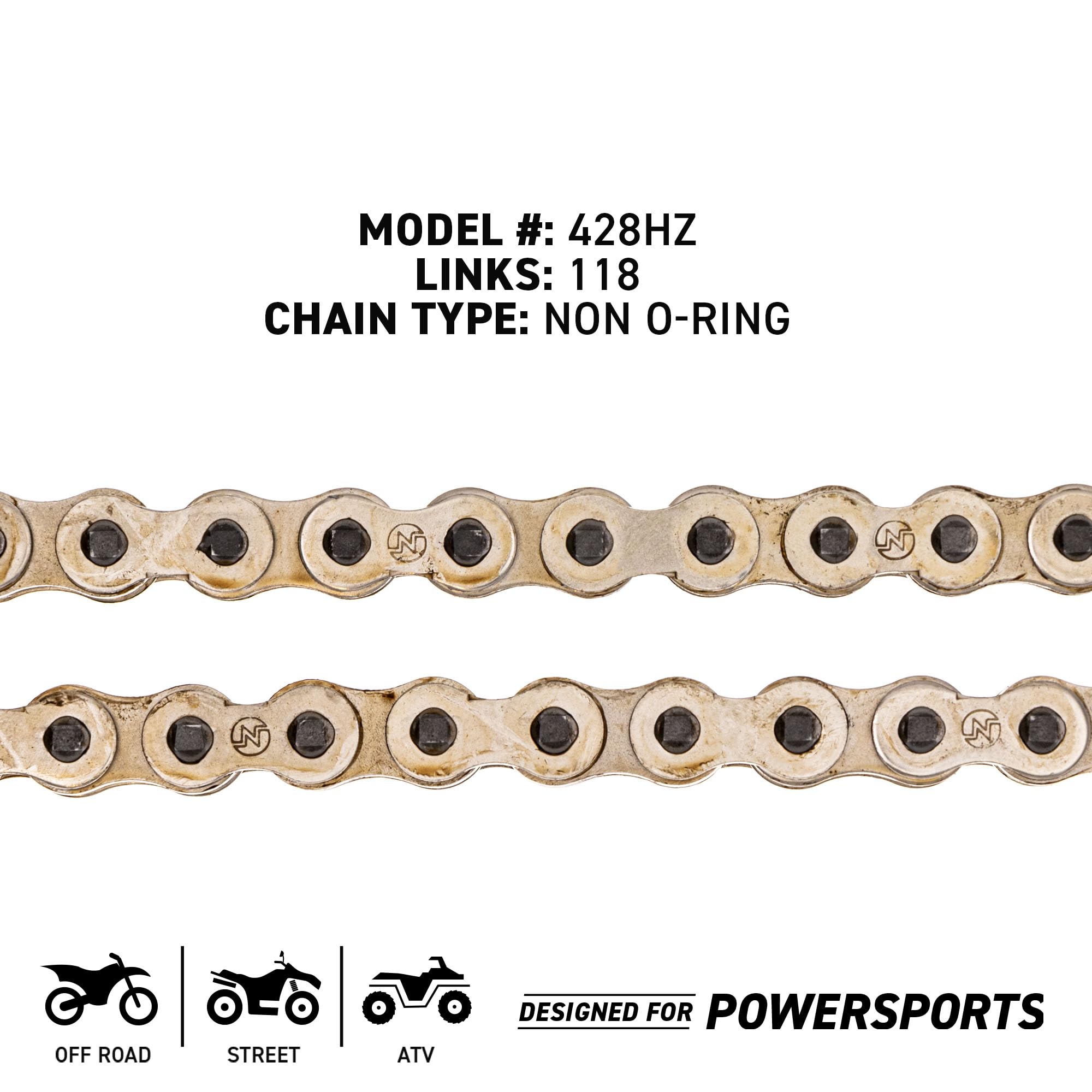 Niche Drive Sprocket Chain Combo For Honda Xr100R Crf100F Front 14 Rear 50 Tooth 428Hz Standard 118 Links