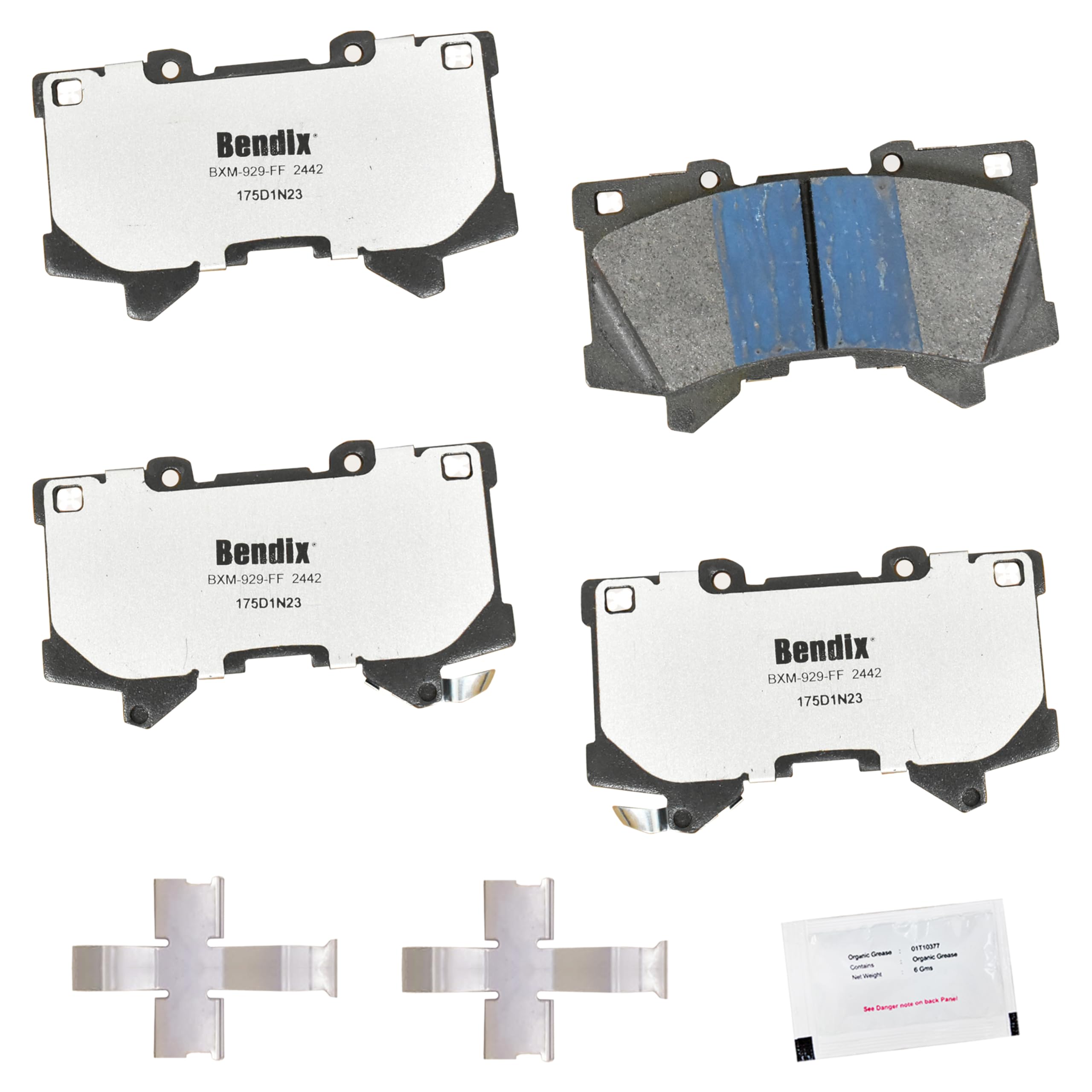 Bendix Fleet Metlok Mkd2442Fm Semi-Metallic Front Brake Pads For Lexus Lx600 2024-2022, Toyota Sequoia 2024-2023, Tundra 2024-20