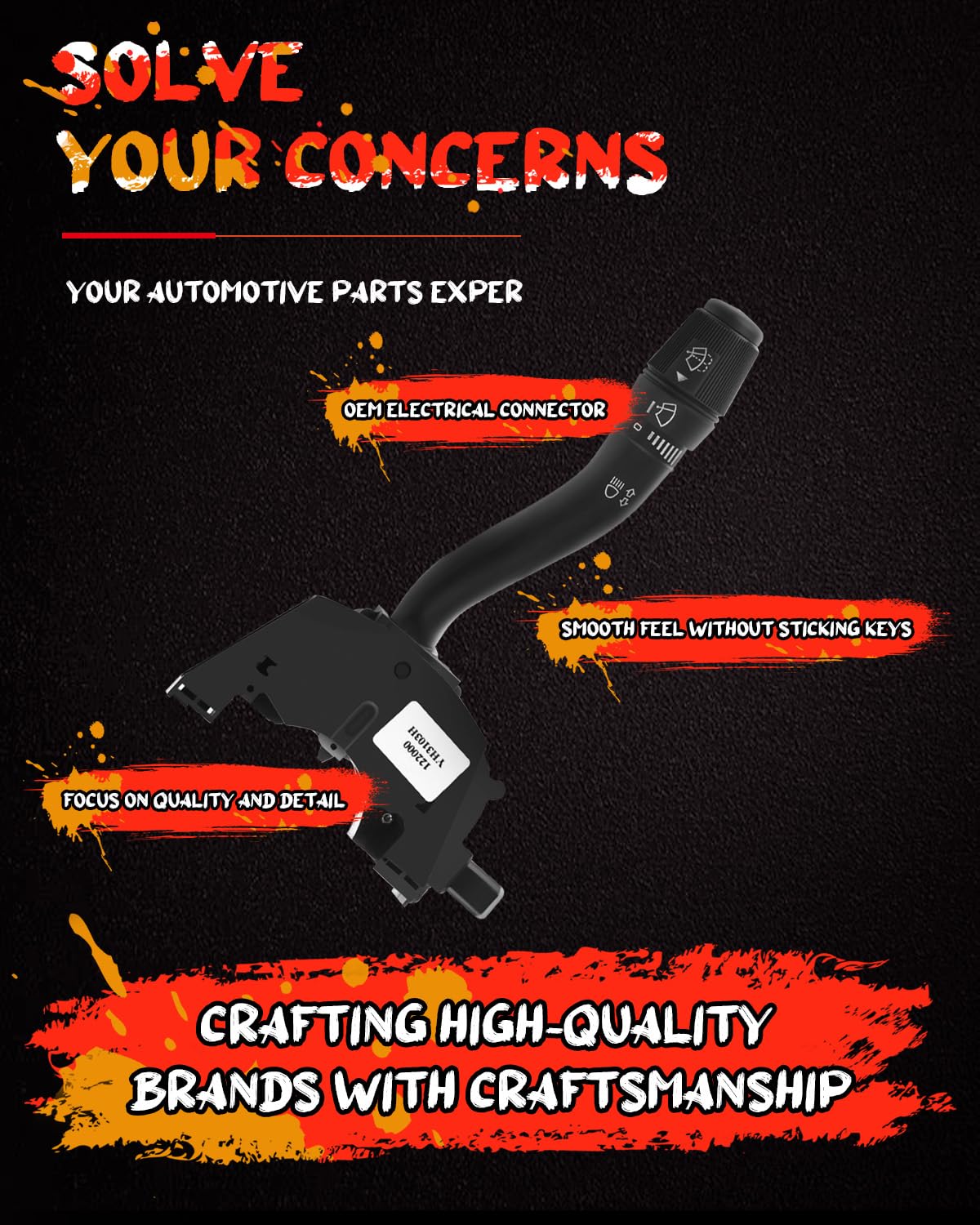 cciyu Turn Signal Switch Windshield Wiper Headlight Switch Replacement fits for 1998-2005 for Ford F-150 2004 for Ford F-150 Heritage 1999-2001 for Ford F-250 Super Duty