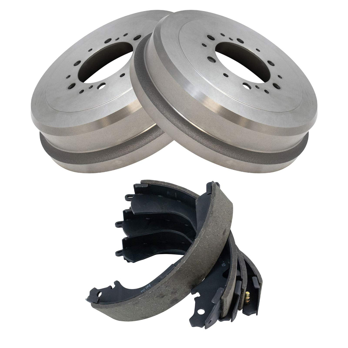 TRQ Rear Brake Drum Shoe Kit Compatible with Toyota 4Runner T100 Tacoma Tundra Pickup