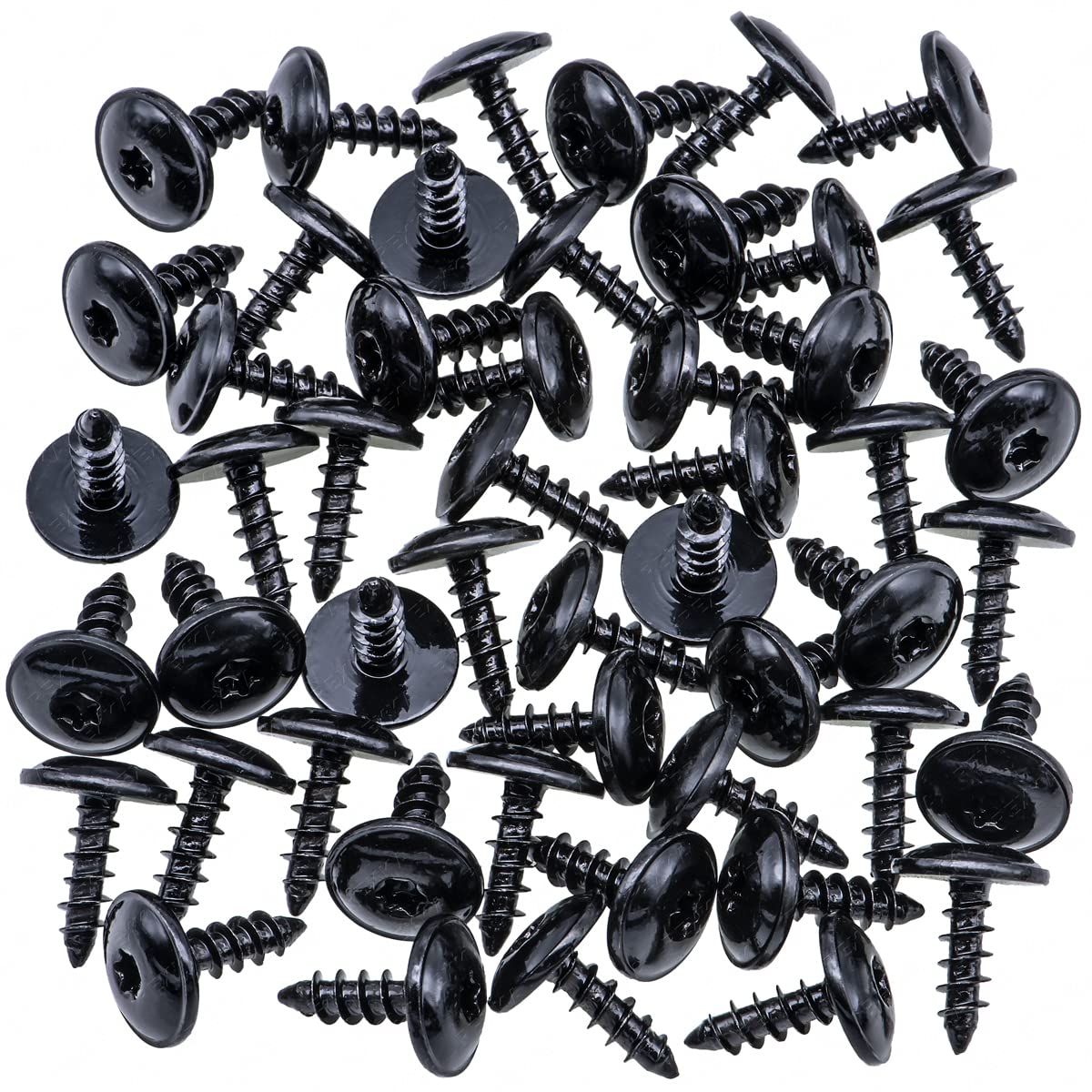 Rexka 50Pcs T25 Fender Liner Splash Shield Bumper Cover Self Tapping Torx Screw Compatible With N90974701 Volkswagon Audi Porsche