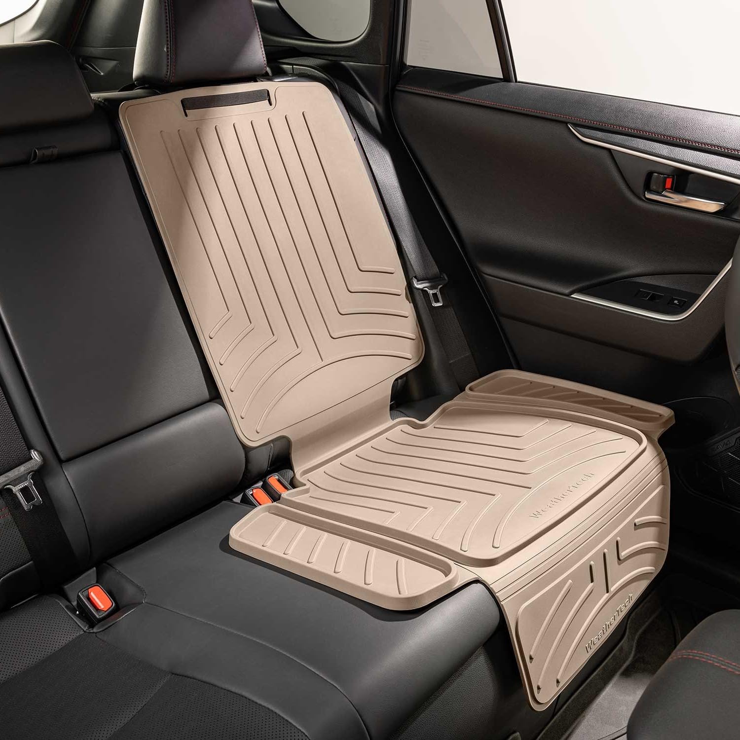 Weathertech Child Car Seat Protector With Back Tan