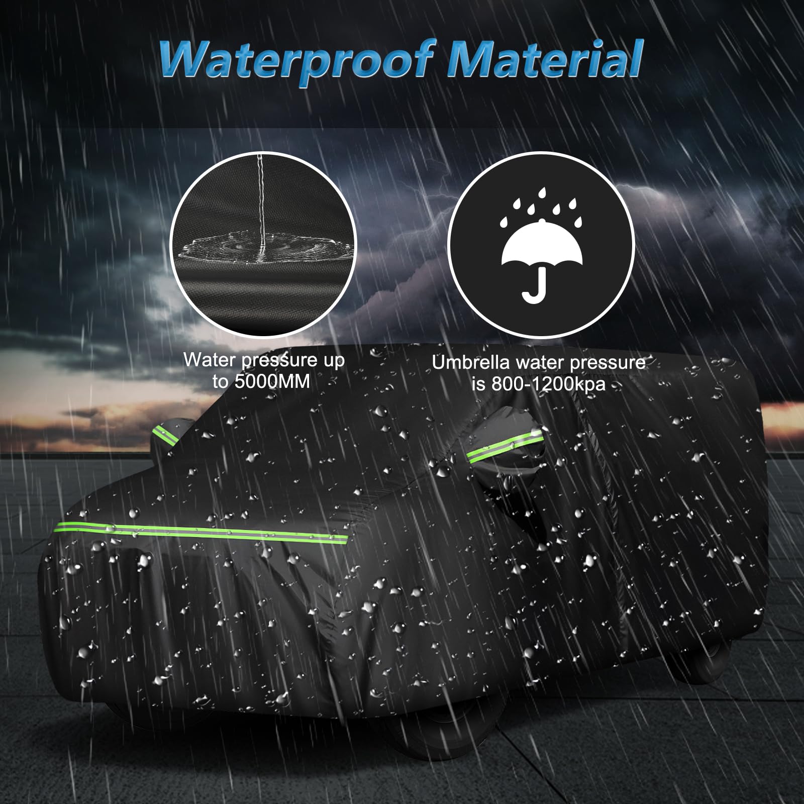 Car Cover for Express Van/GMC Savana Cargo Van 1500/2500/3500 1996-2025 (SWB), 420D Sun Heat Protection Outdoor Full Car Covers