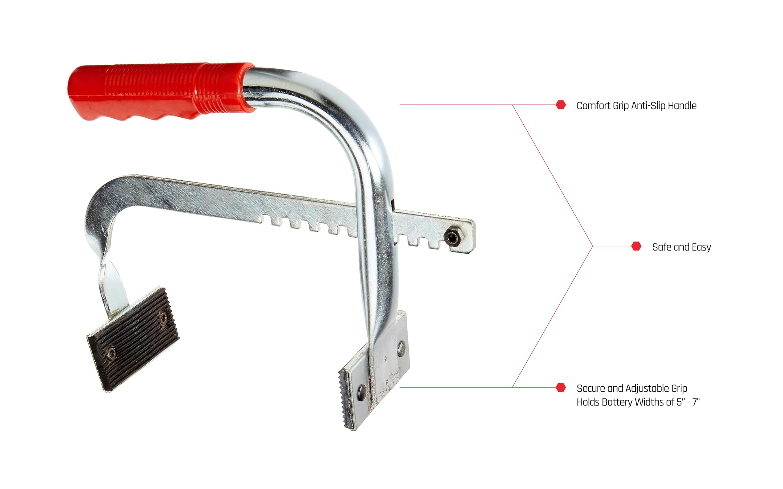 EZ RED Side Battery Lifter