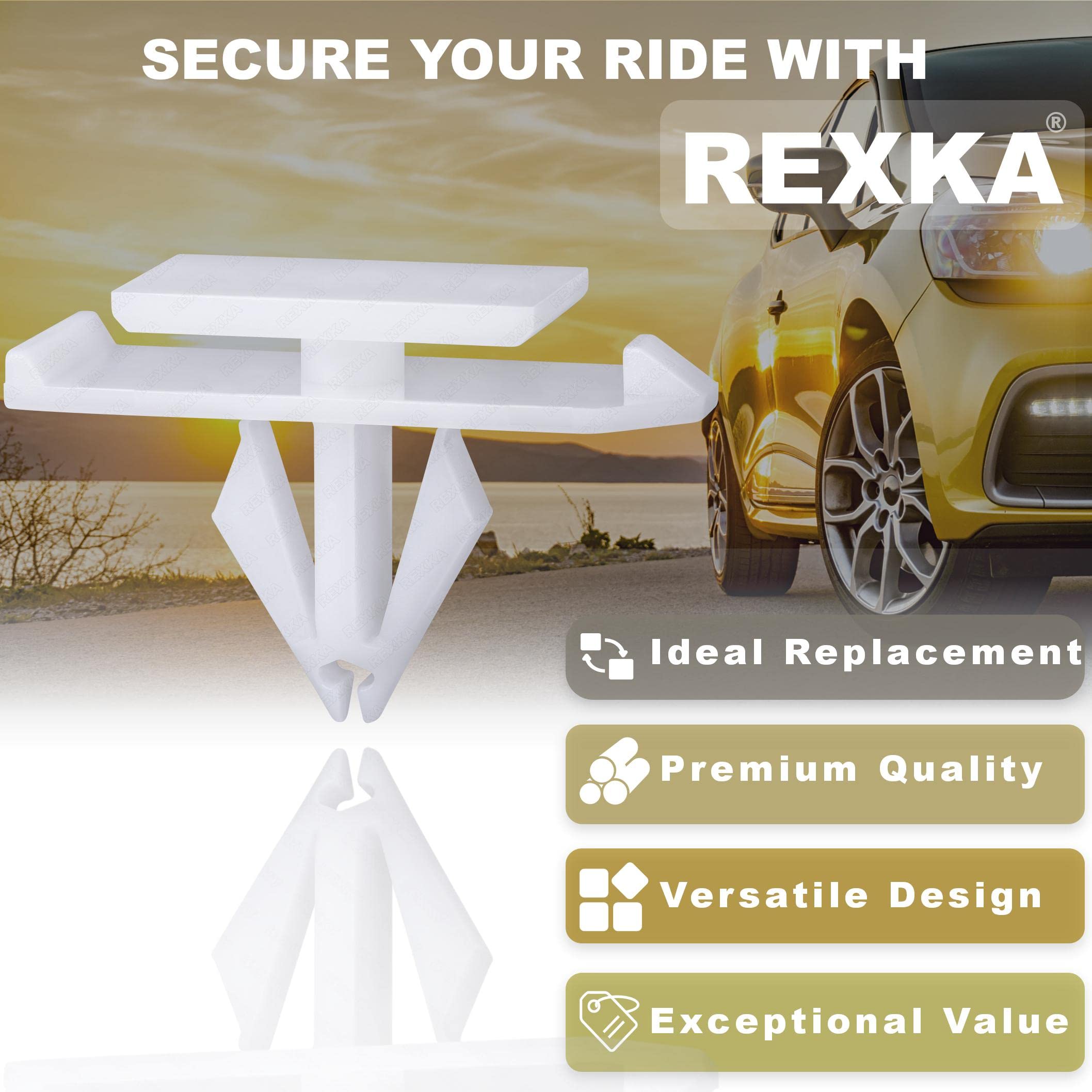 Rexka 20Pcs Rocker Moulding Clips For Gm 11562563 Chevrolet Malibu