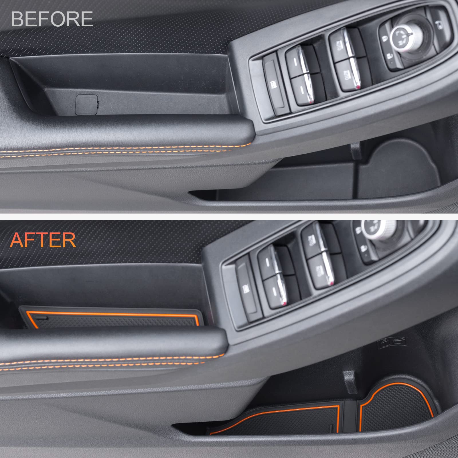 Jkcover Compatible With 2018 2019 2022 2021 2022 2023 Crosstrek/Impreza Center Console Accessories No-Slip Cup Holder Insert Mat