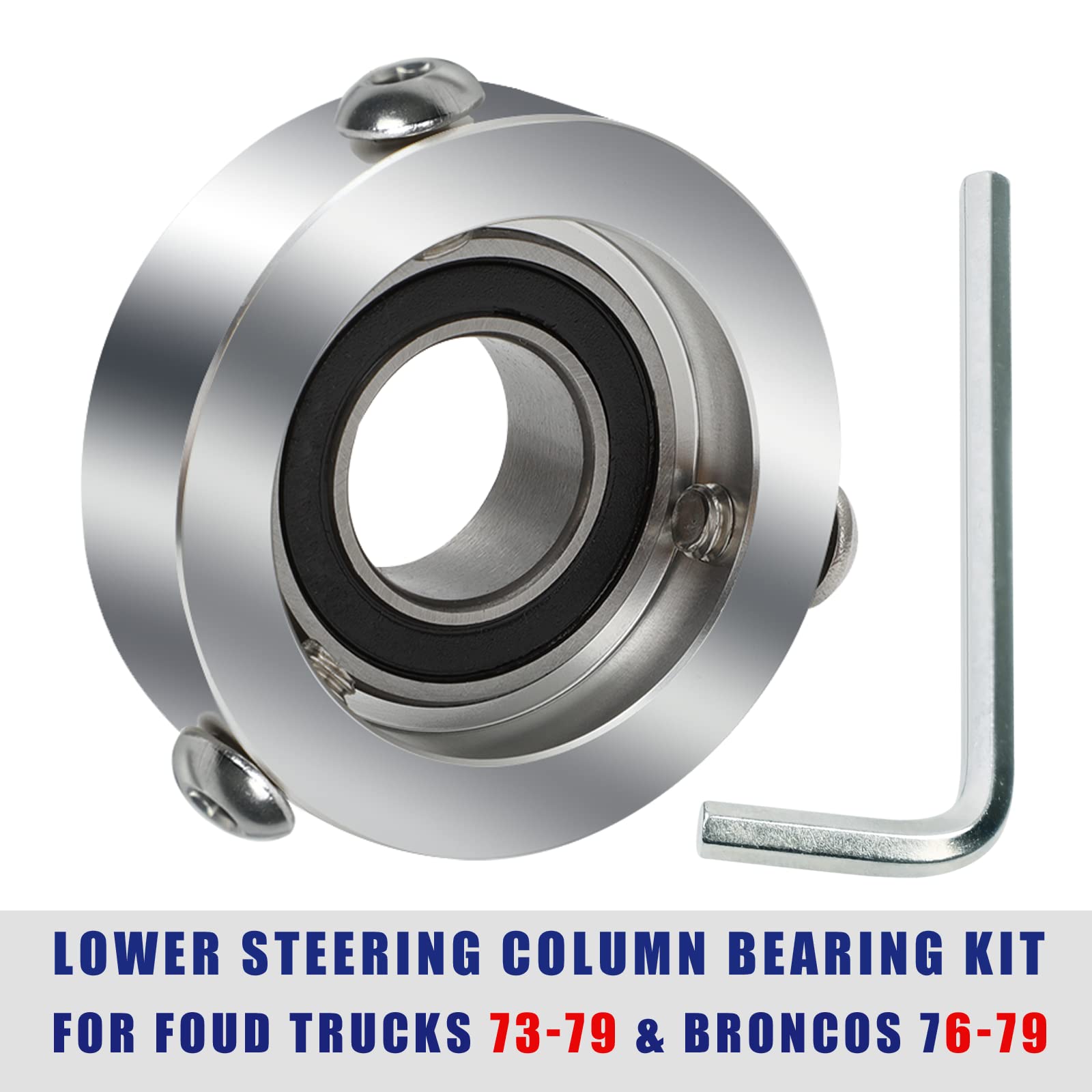 Xtptfabs Lower Steering Column Bearing Compatible With 1966-1972 1973-1979 Ford Trucks F150 F250 And 1976-1979 Broncos