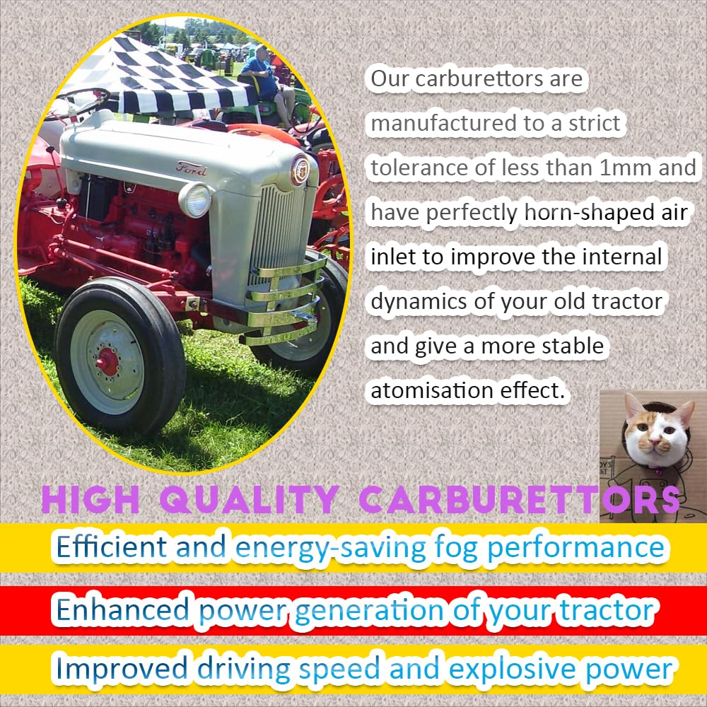 Carburetor FIT For Ford Jubilee NAA NAB TractorEAE9510C ,B2NN9510A, EAE9510A Marvel Schebler TSX428 Carb