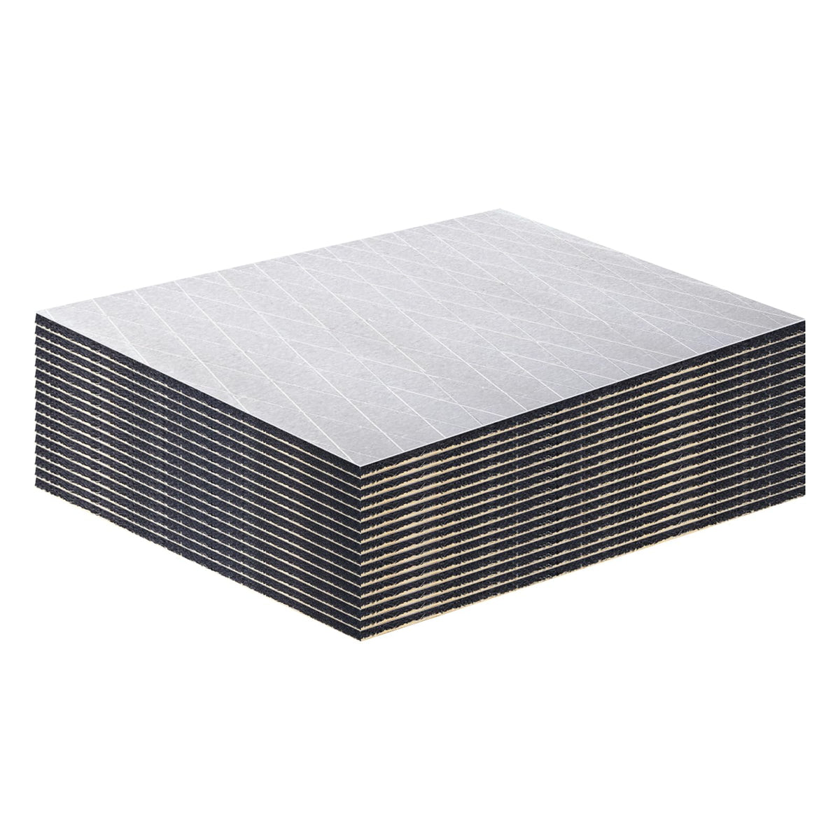 Aggsound 236Mil 18Sqft Sound Deadener For Cars With Car Trim Removal Tool - Aluminum Foil Foam Noise Deadening Material - Hood H