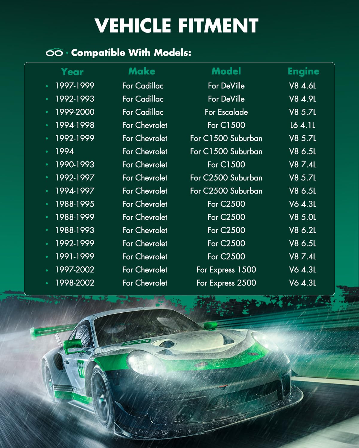 Scitoo 184299 184300 Front Left & Right Brake Calipers Without Bracket For Cadillac For Deville/For Escalade,For Chevy For C1500