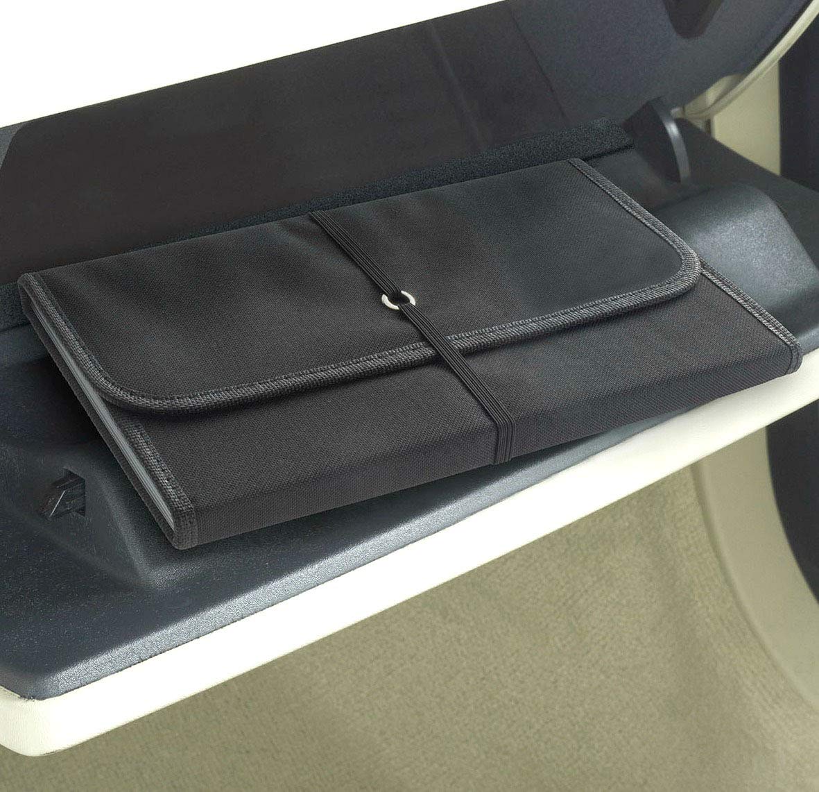 High Road Car Glove Box Organizer - Maintenance Folder For Car Documents - Card Pockets For Insurance And Registration With Rece