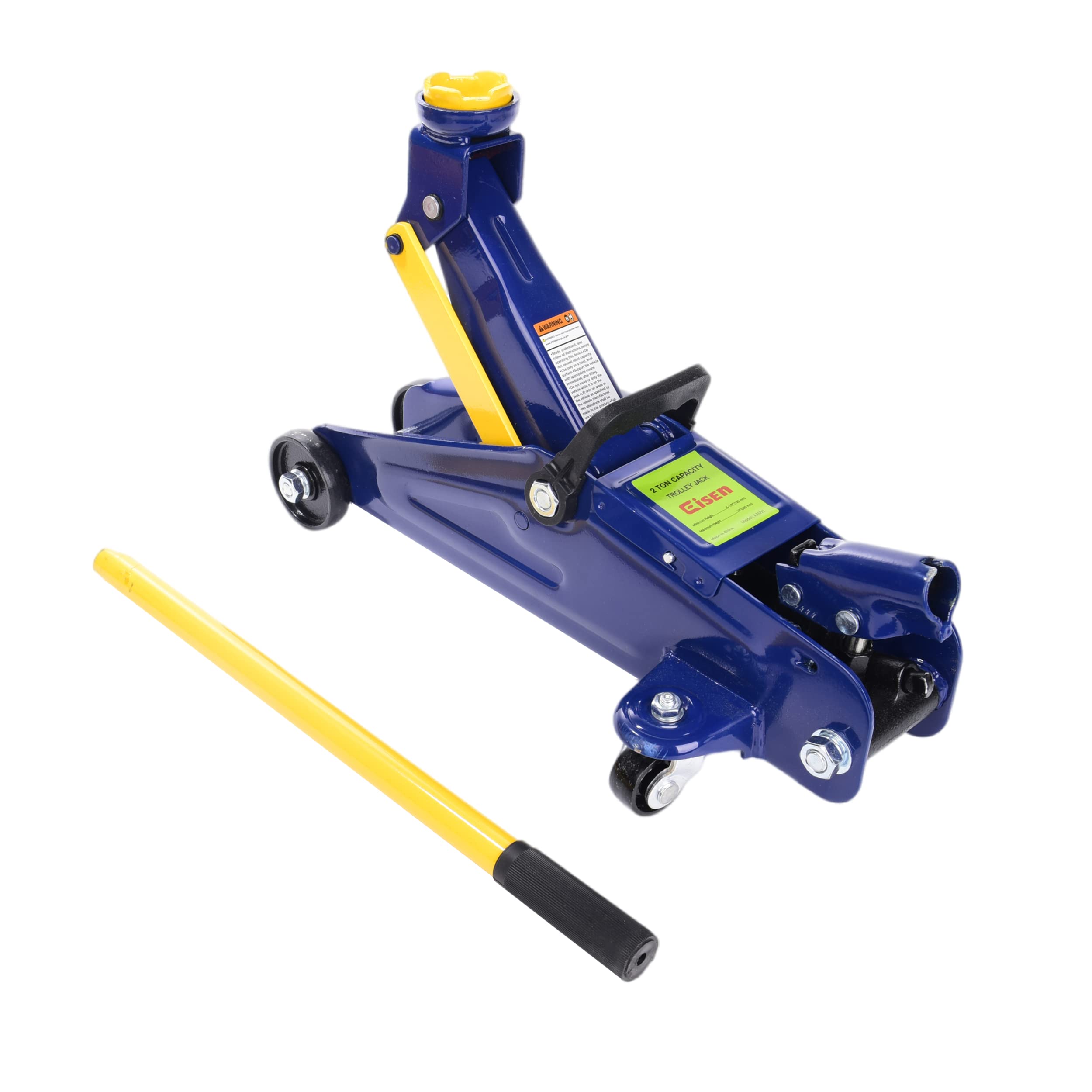 Floor Jack,2 Ton Heavy Duty car jack,Lifting Range 5-1/8 to 13,Hydraulic Low Profile Trolley Service Floor Jack,4,000 lb Capacit