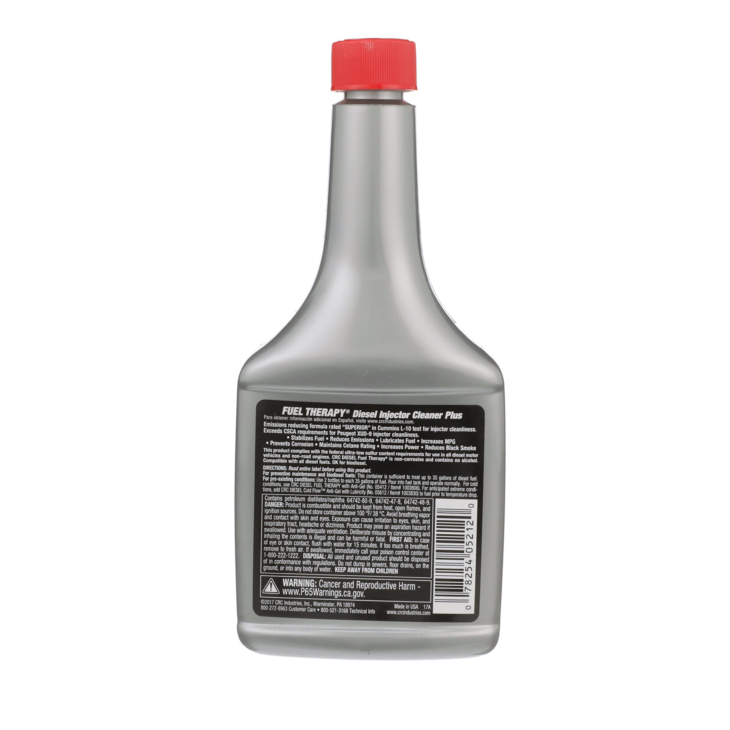 CRC Diesel Fuel Therapy Diesel Injector Cleaner Plus 05212 - 12 Fl Oz. Diesel Fuel Treatment