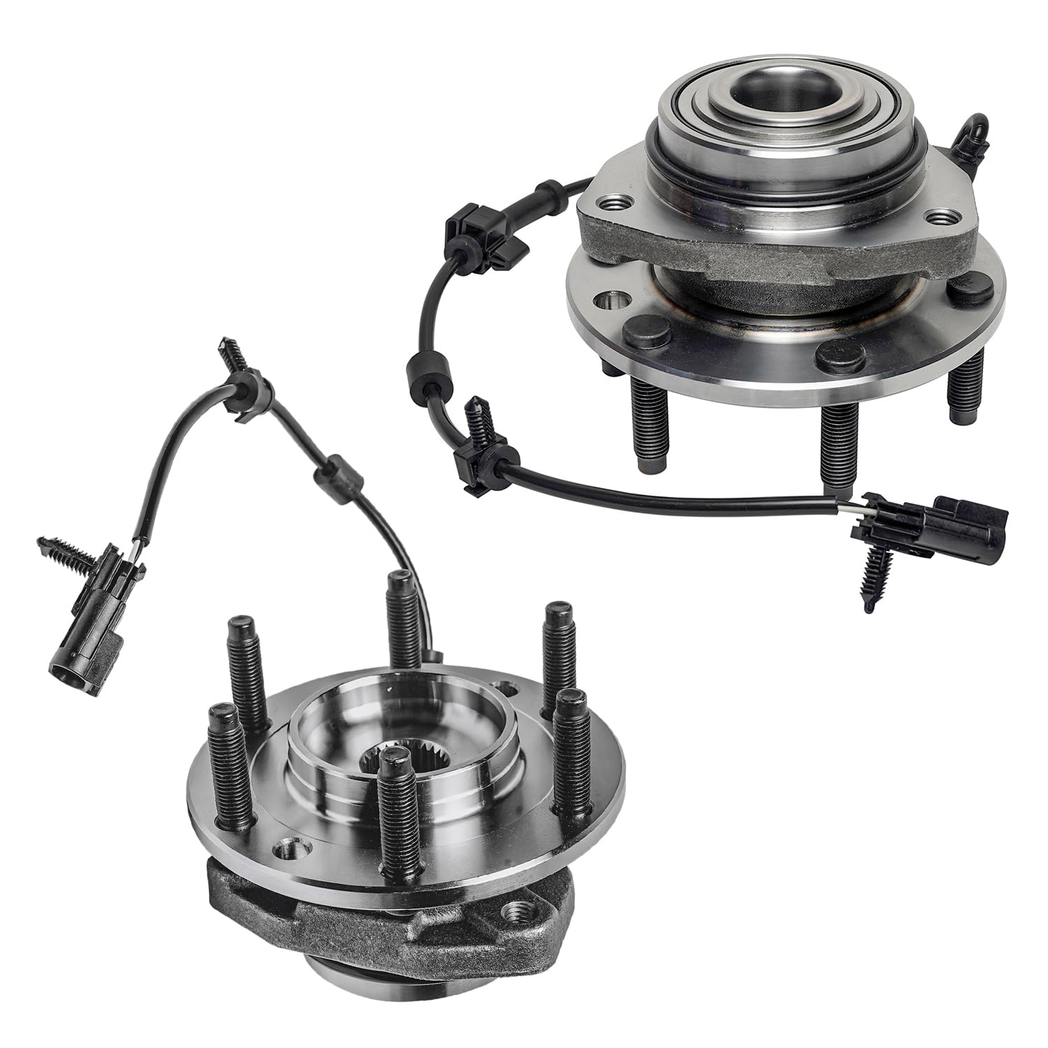 Detroit Axle - 2 Front Wheel Bearing Hubs For Chevy Trailblazer Ext Gmc Envoy Xl Xuv Buick Rainier Saab 9-7X Isuzu Ascender Brav