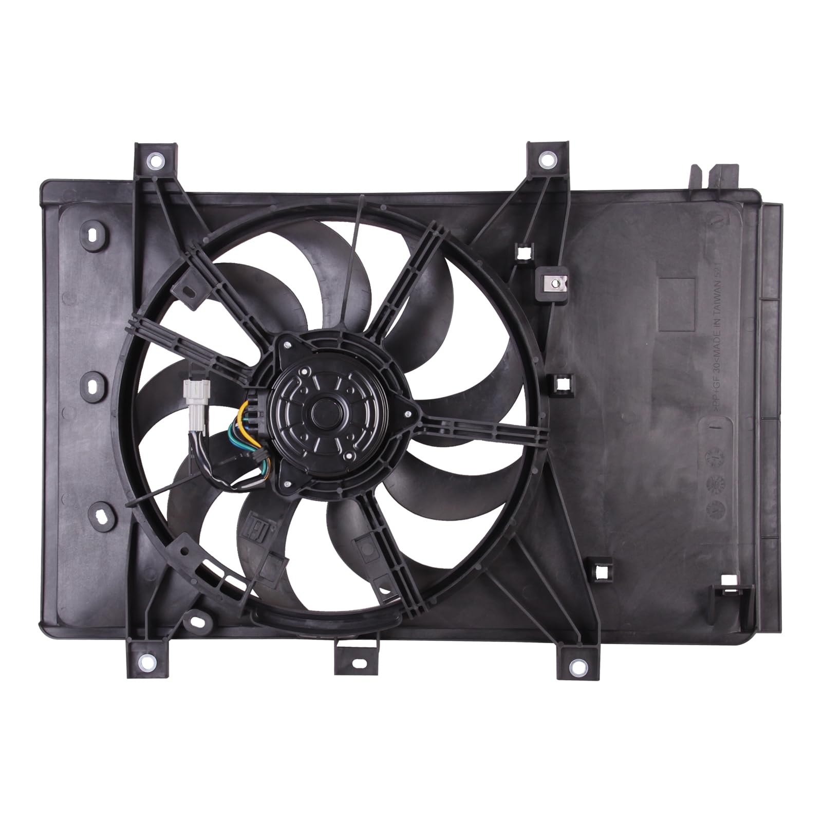 TYG Upgraded Cooling Fan Assembly for 2016 Toyota Scion iA 1.5L / 2016-2020 Yaris Sedan/Yaris iA 1.5L | Racing-Level OE Replacem