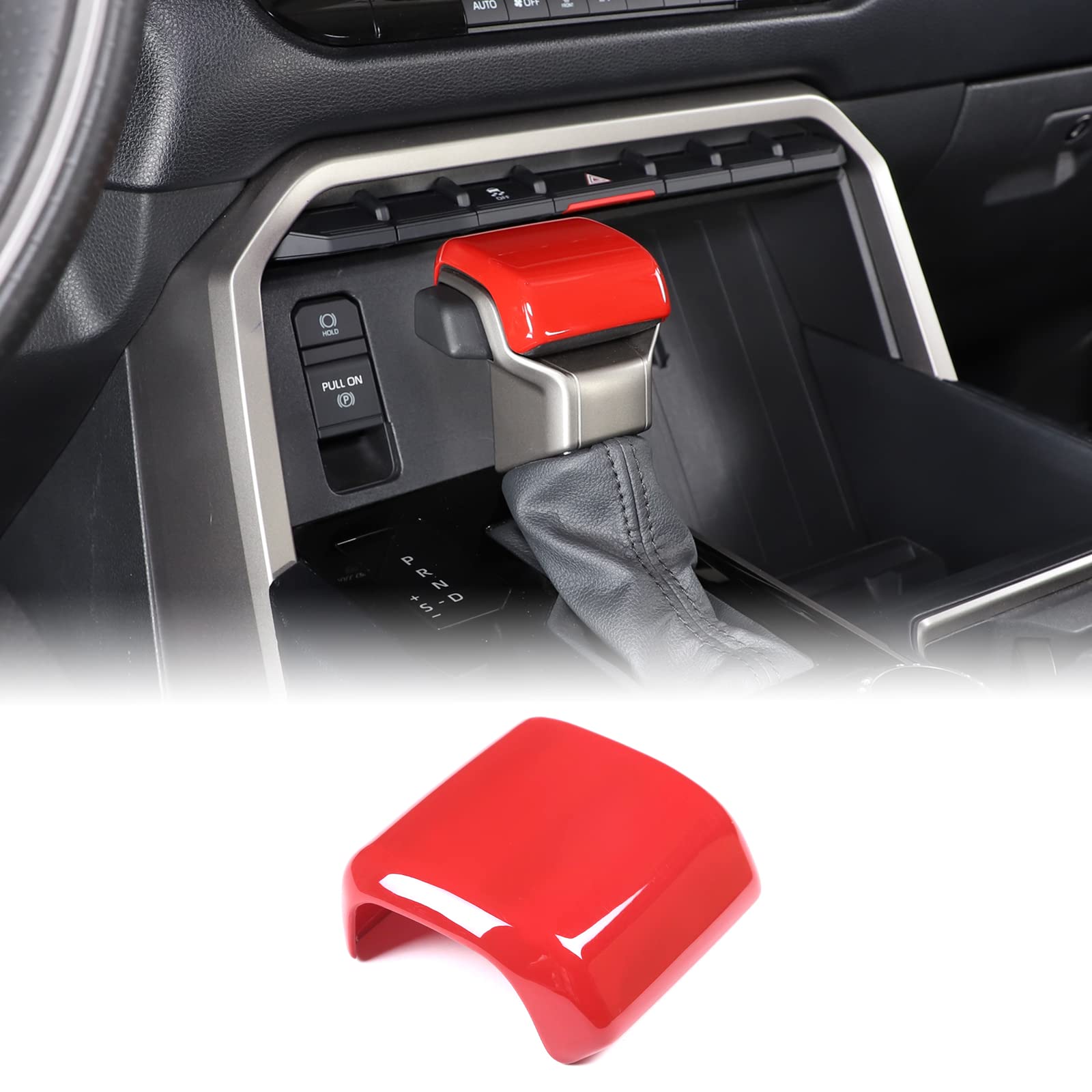 Aunginsy Shifter Gear Hand Brake Trim Cover Compatible With Toyota Tundra/Sequoia 2022-2024 Tacoma 2024 Car Center Console Gear