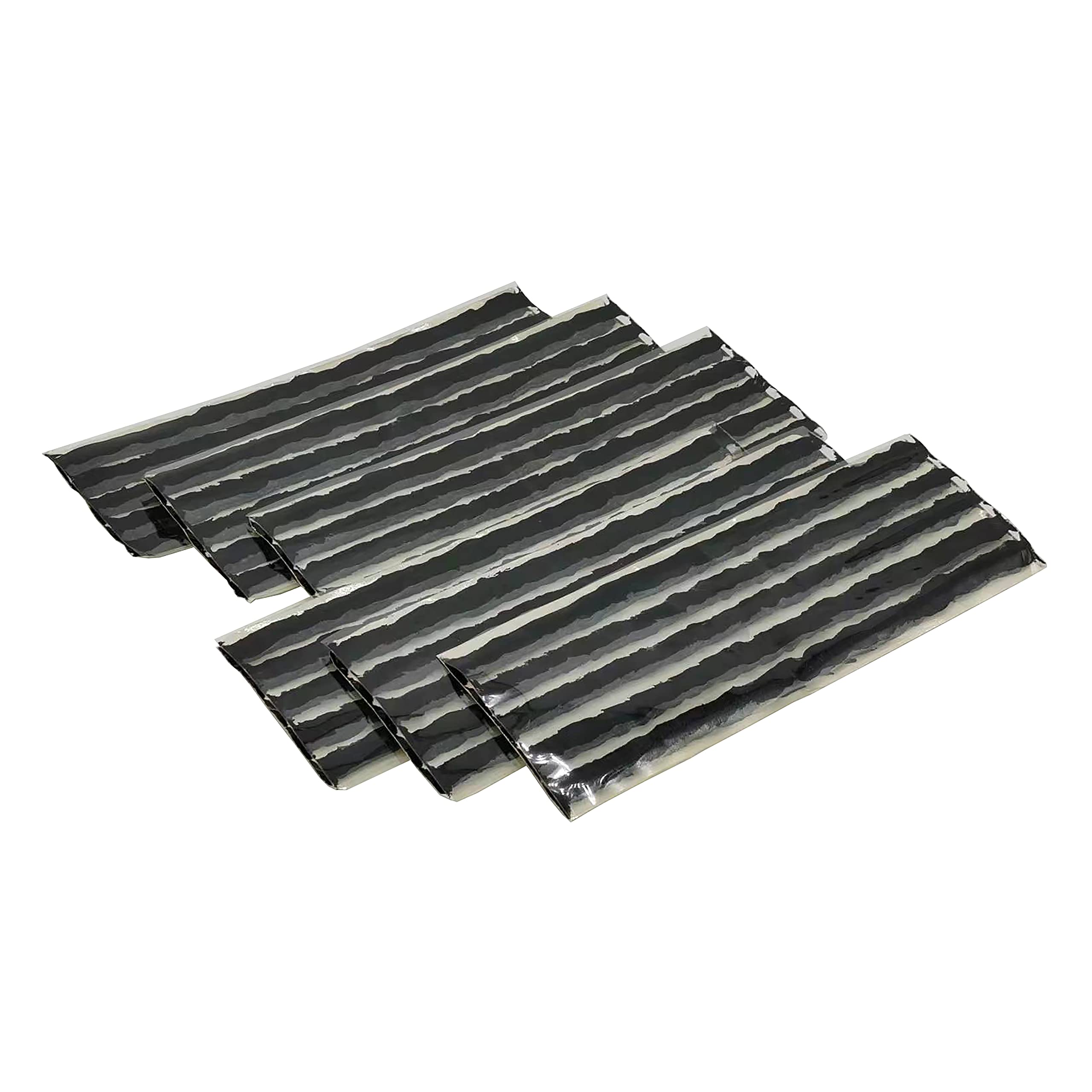 Zerint Ts-260D30 Tire Repair Strings Rubber Strip 30Pcs 1/4'' X 8'' Black,Tire Repair Plugs Self Vulcanizing Tire Puncture Repai