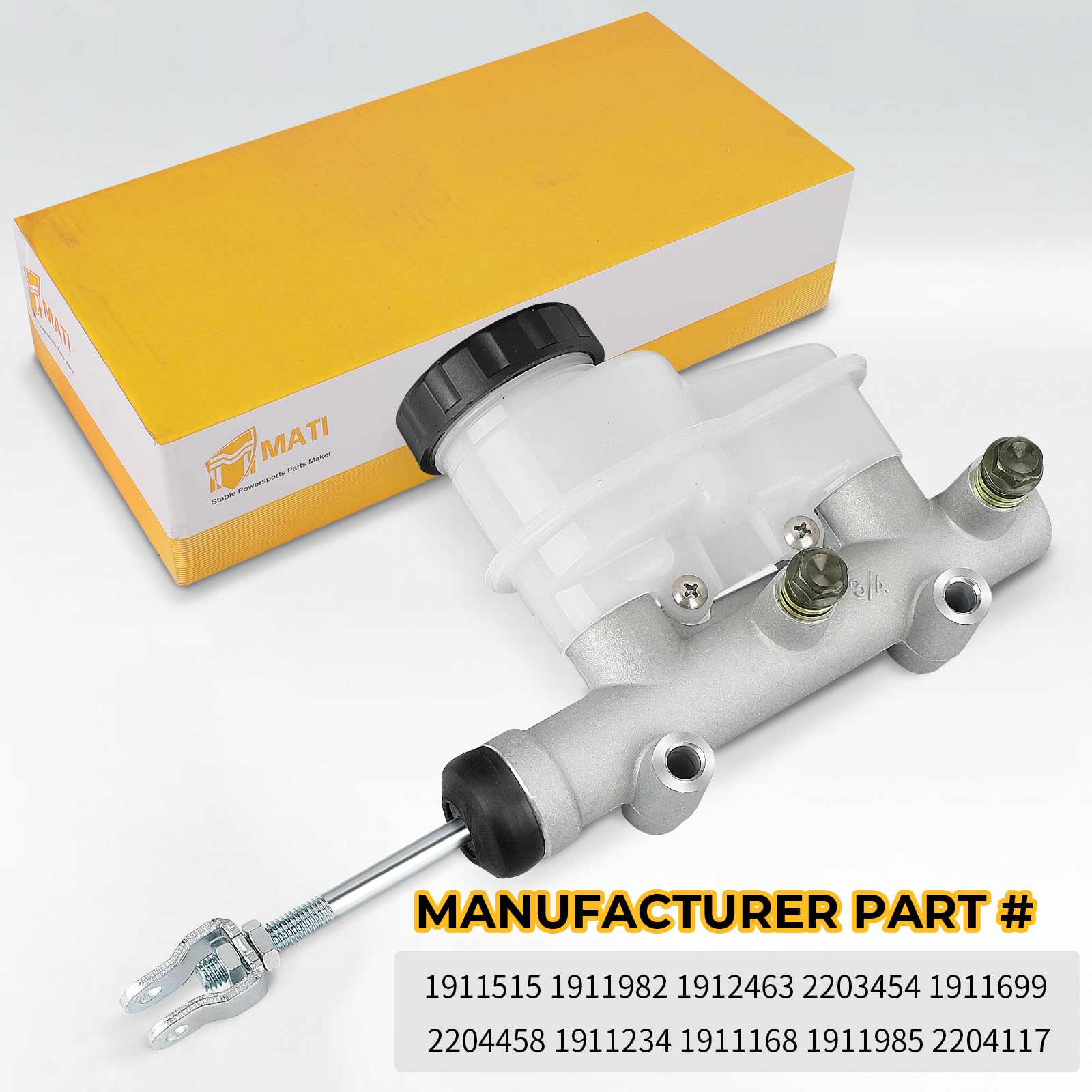 M Mati Brake Tandem Master Cylinder For Polaris Ranger 400 500 570 800 900 1000 Rzr 570 800 900 1000 Ace 325 570 900 General 1000 Brutus
