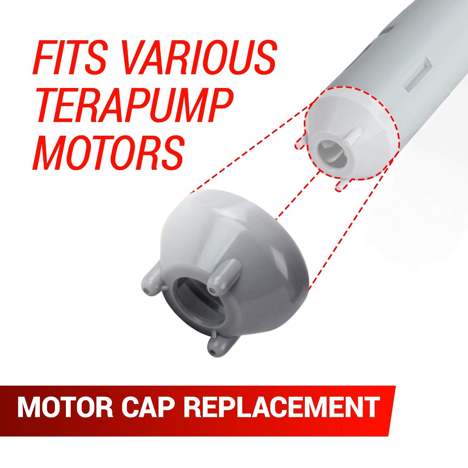 Tera Pump Replacement Housing Cap For Most Models (Trep01, Trep03, Trep01-T, Trfa01, Trfa01-Xl & More)