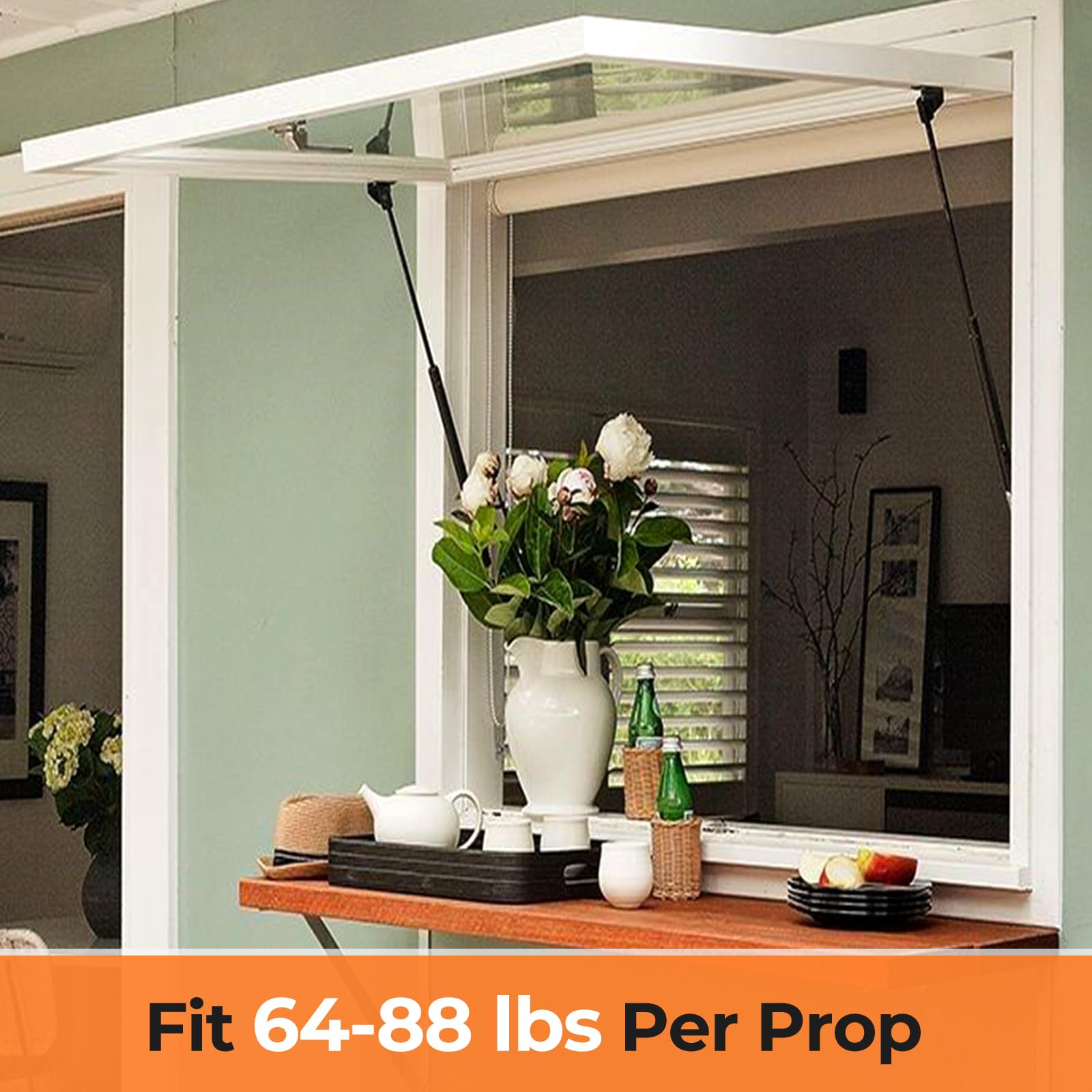 Pamagoo Ml3480 20 Inch 80 Lbs Gas Strut Gs230080 Spring Shock Lift For Rv Bed Storage Lid Tv Cabinet Door Rv Basement Door Tonne