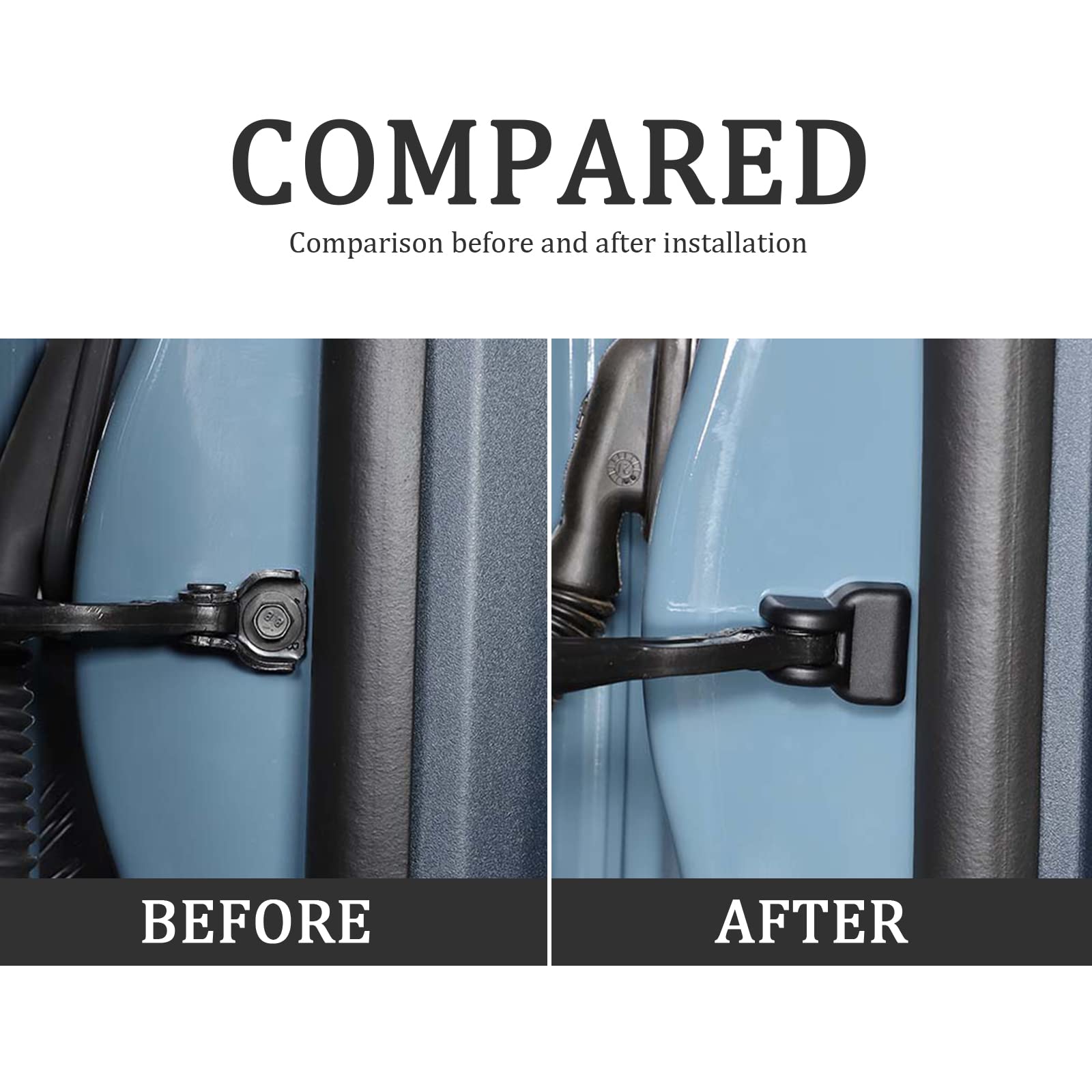 Car Door Hinge Cover Trim For Ford Maverick 2022 2023 2024 Pickup Truck, Abs Car Door Decoration Replacement Accessories