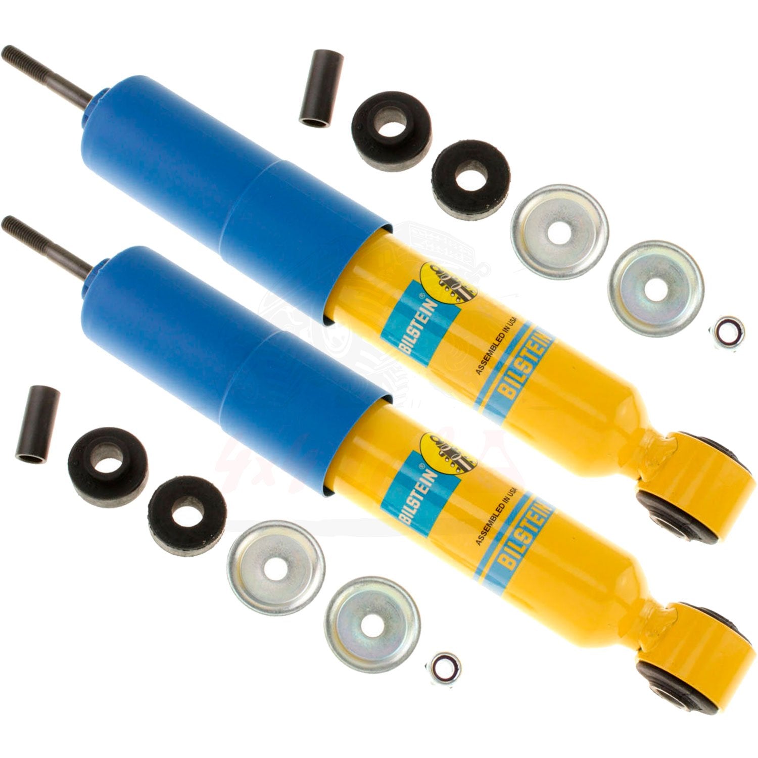 Bilstein 24-184847 B6 4600 Series Set Of 2 Front Monotube Replacement Gas Charged Shock Absorbers For 2001 Dodge Ram 1500