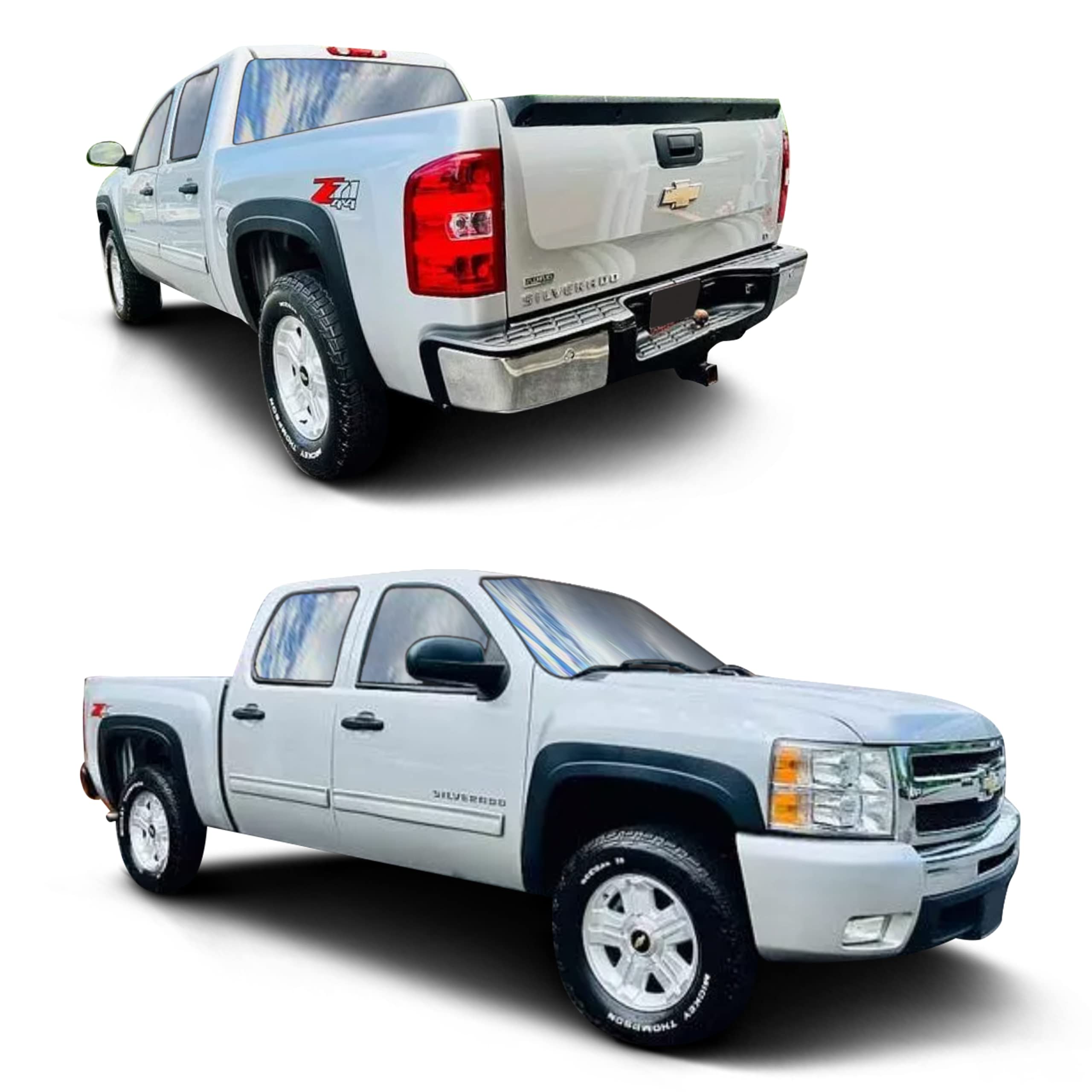 Factory/Oe Design Fender Flares For 2007-2013 Chevrolet Silverado. Set Of 4 (Short Bed (5'8') Models) | Does Not Fit Any Gmc Trucks