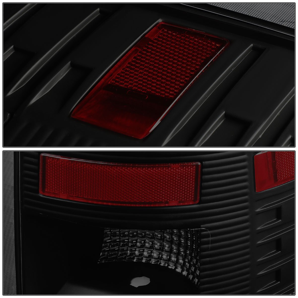 DNA MOTORING TL-DRAM09-LED-3D-BK-SM LED 3D Tail Light Assembly Driver & Passenger Side [Compatible with 09-17 Dodge Ram 1500 2500 3500]