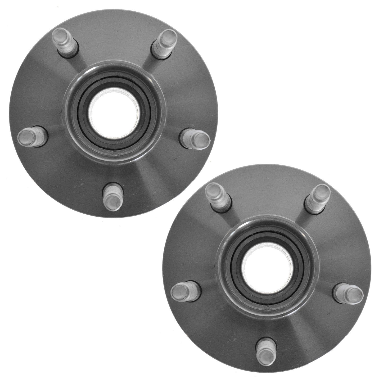 Trq Front Wheel Hub Bearings Assembly Set Compatible With 1997-2002 Ford Crown Victoria Lincoln Town Car Mercury Grand Marquis