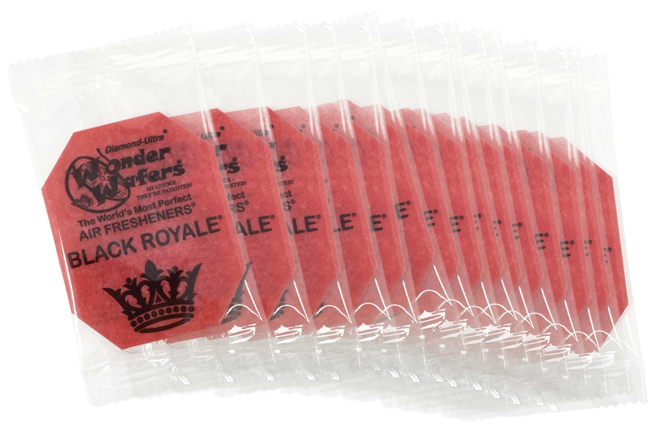 Wonder Wafers - Diamond-Ultra Scented Air Fresheners - Individually Wrapped (15 Per Pack) (Black Royale)