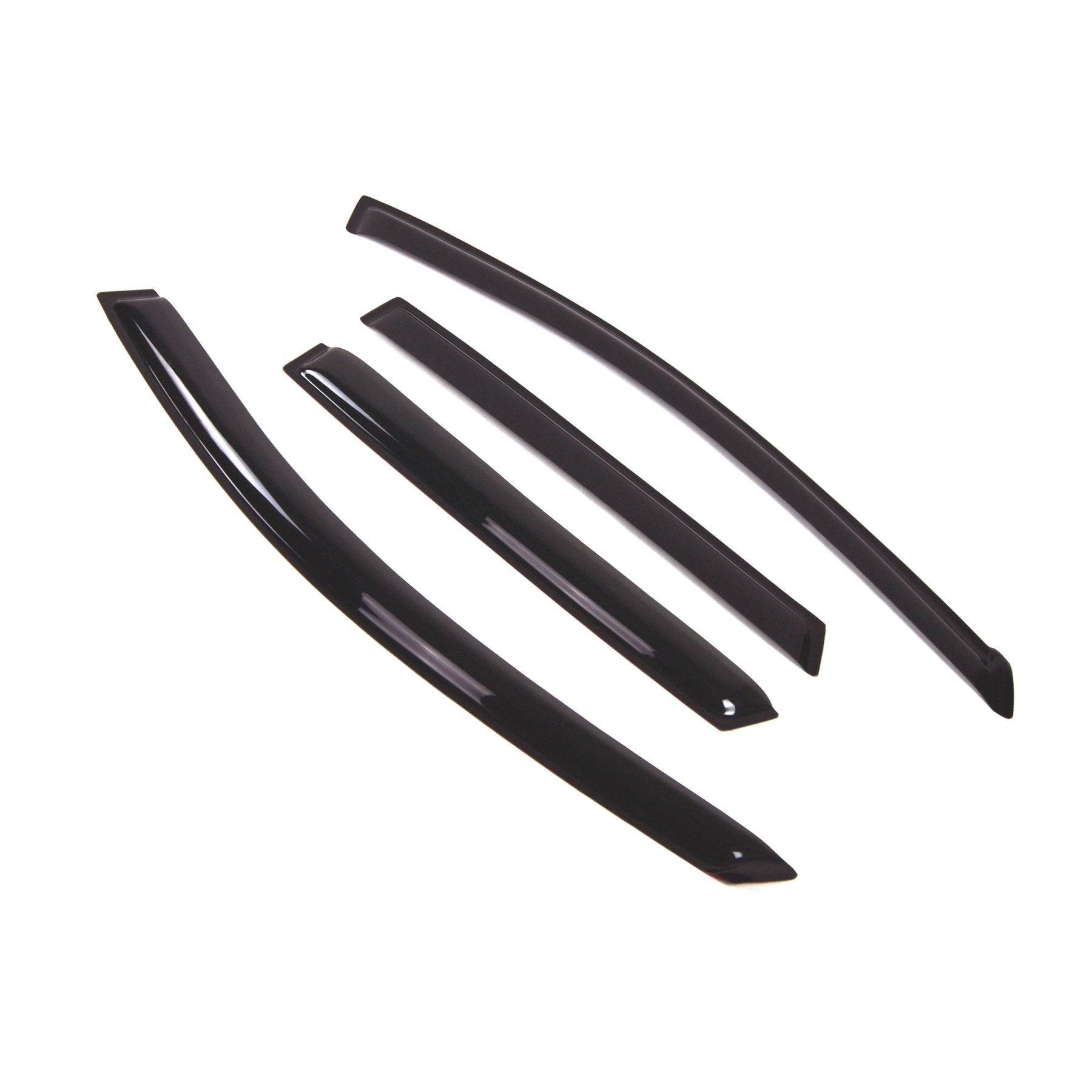 Tuningpros Outside Mount Window Vent Visors Rain Guards Compatible With Nissan Rogue 2009-2013 | Side Window Wind Deflectors Rai