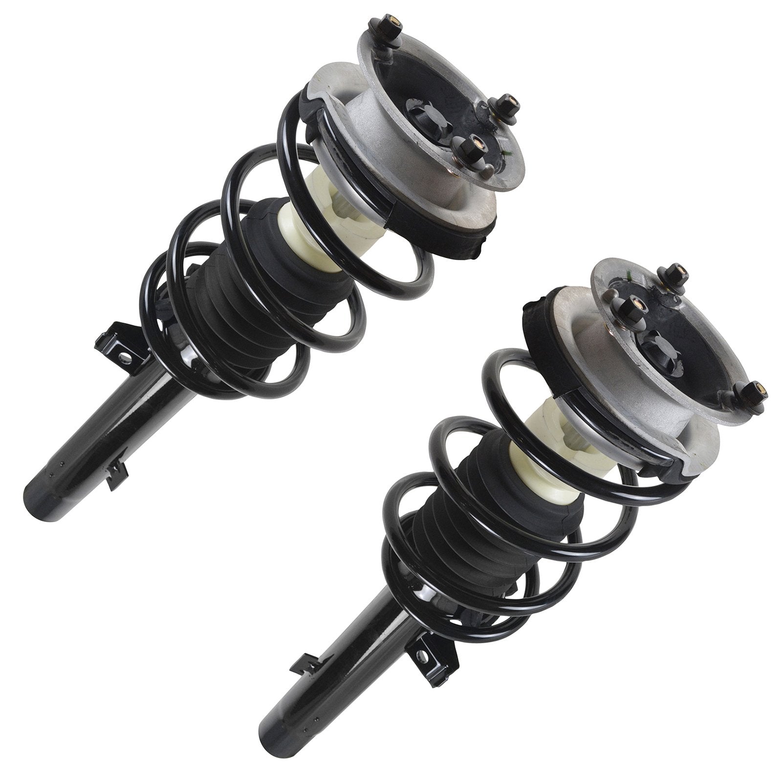Trq Front Strut & Coil Spring Assembly Set Driver & Passenger Sides Compatible With 08-13 Bmw 128I 135I 13 135Is 06 325I 07-13 3
