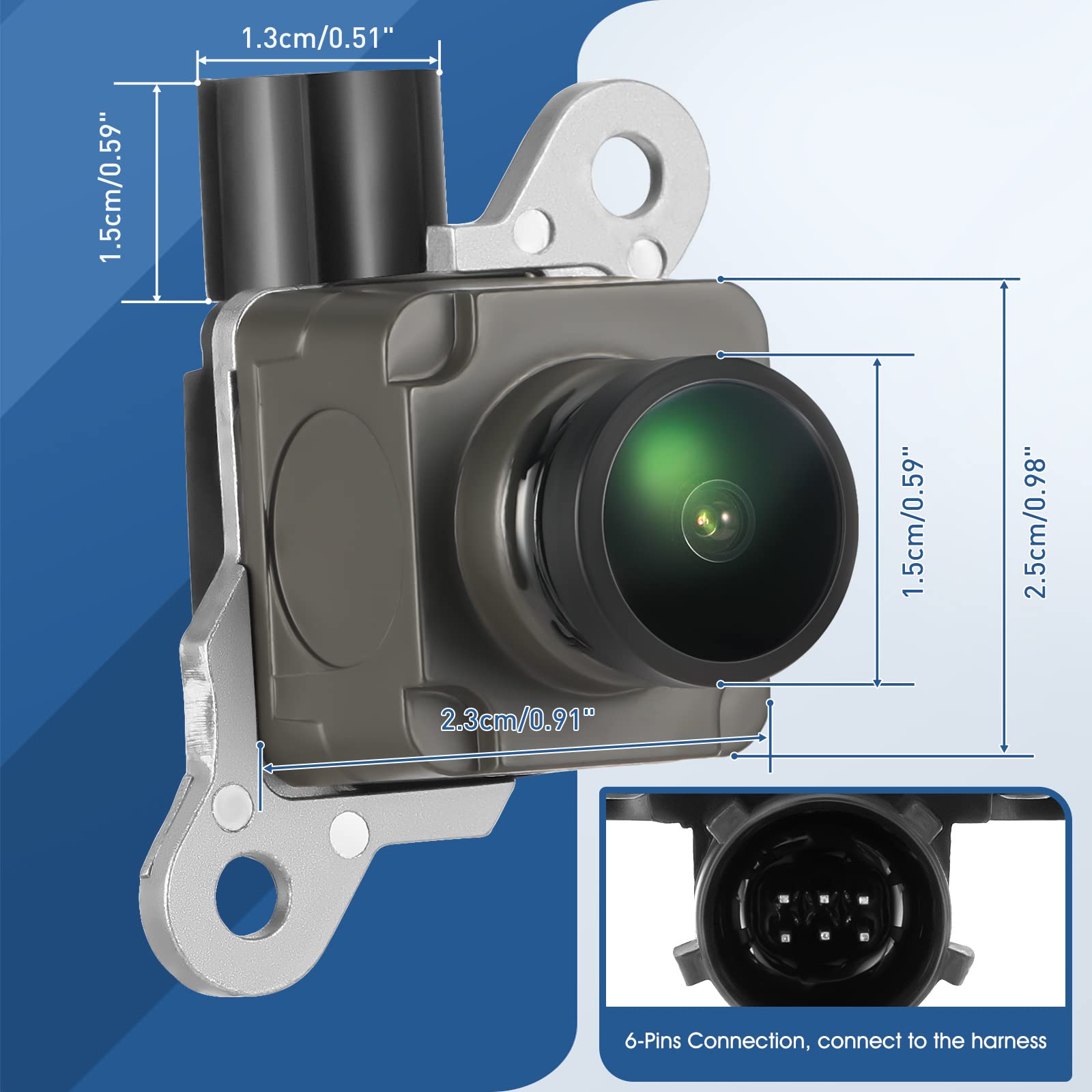 Acauto Rear View Backup Camera Compatible With Ram 1500 2500 3500 2013-2018 For Dodge Viper, For Ram 4500 5500 2013-2017, For Ch