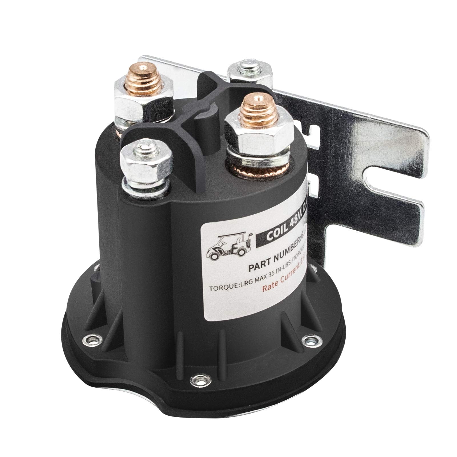 Drive-Up Ezgo Txt 48 Volt Solenoid For Electric 2010-Up & All 48V Mpt 800/1000 Vehicles Golf Cart,Oem 612711