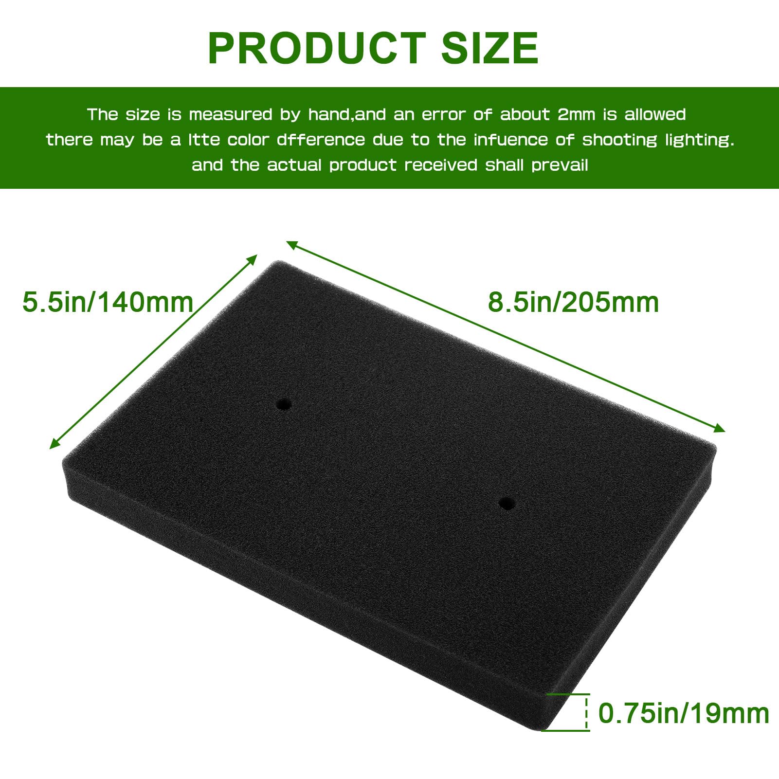 Locopow 11013-0020 Air Filter Hfa2505 For Kawasaki Ninja 250R Ex250 Ninja 300 Ex300 Ex300A Ex300B 2008 2009 2010 2011 2012 2013