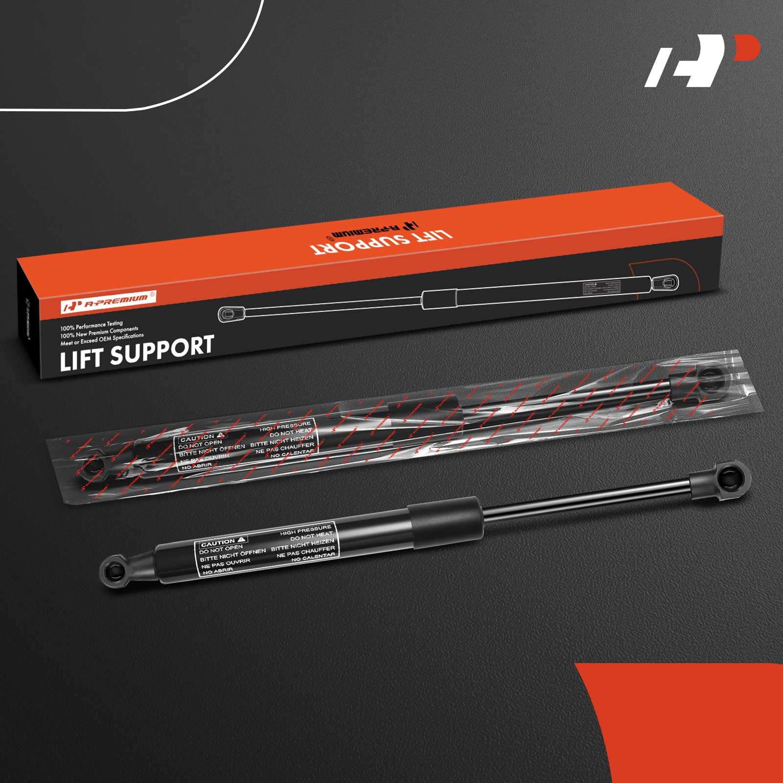 A-Premium Tailgate Rear Hatch Lift Supports Shock Struts Compatible with Select Honda Models - Fit 2015 2016 2017 2018 2019 2020