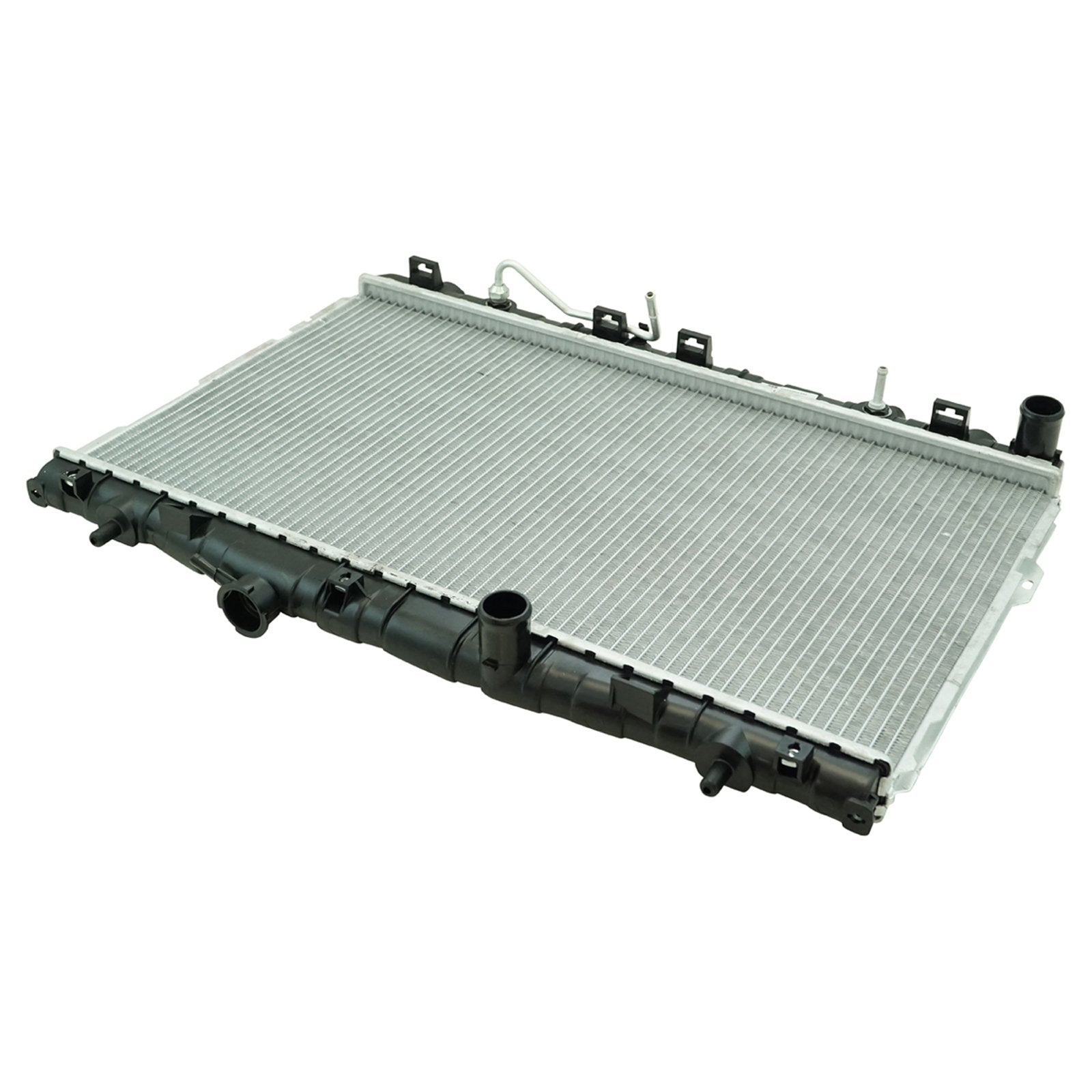 Trq Radiator Assembly Aluminum Core Compatible With 01-06 Hyundai Elantra 03-08 Tiburon Cu2387 Hy3010111