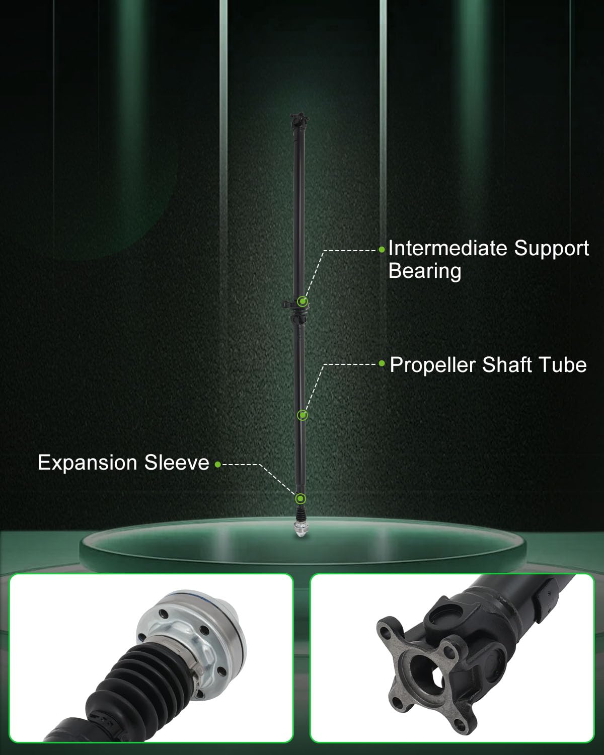 Scitoo 88.75'' Rear Drive Shaft Assembly Propeller Shaft Compatible For Chevy Equinox 2005-2006,For Pontiac Torrent 2006 1925983