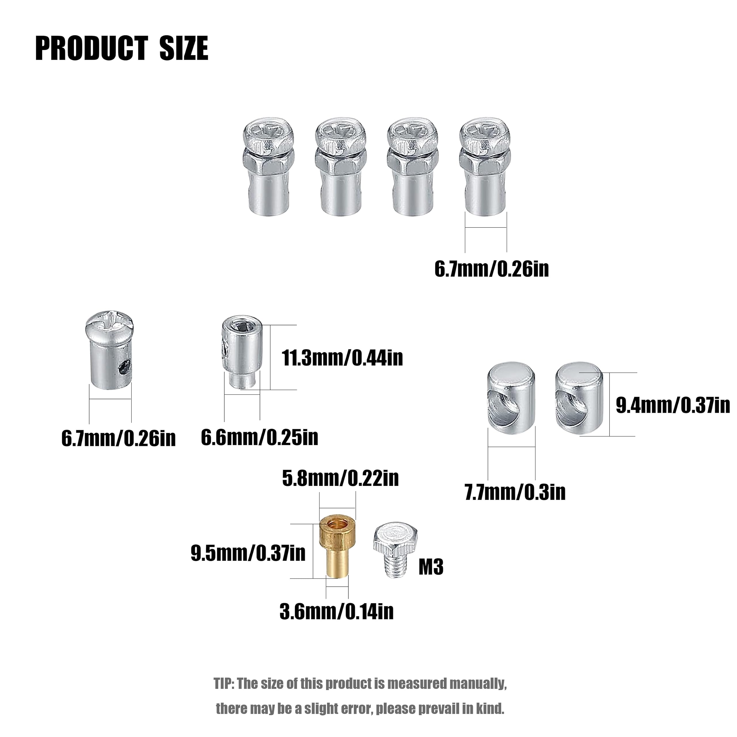 Koxxiamoq Universal Motorcycle Throttle Clutch Brake Cable Repair Kit, Road Bike Brake Shifter Cable, Bicycle Gear Cable Wire Ki