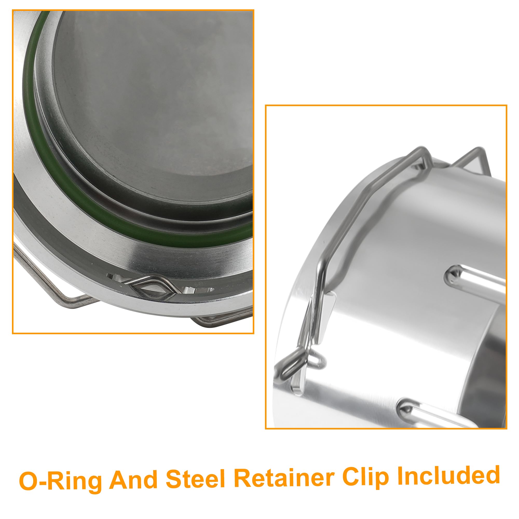 Upgraded 55513244 Turbo Intercooler Resonator Tube For Chevrolet/GMC 3.0L Duramax 2020+ (O-Ring And Steel Retainer Clip Included