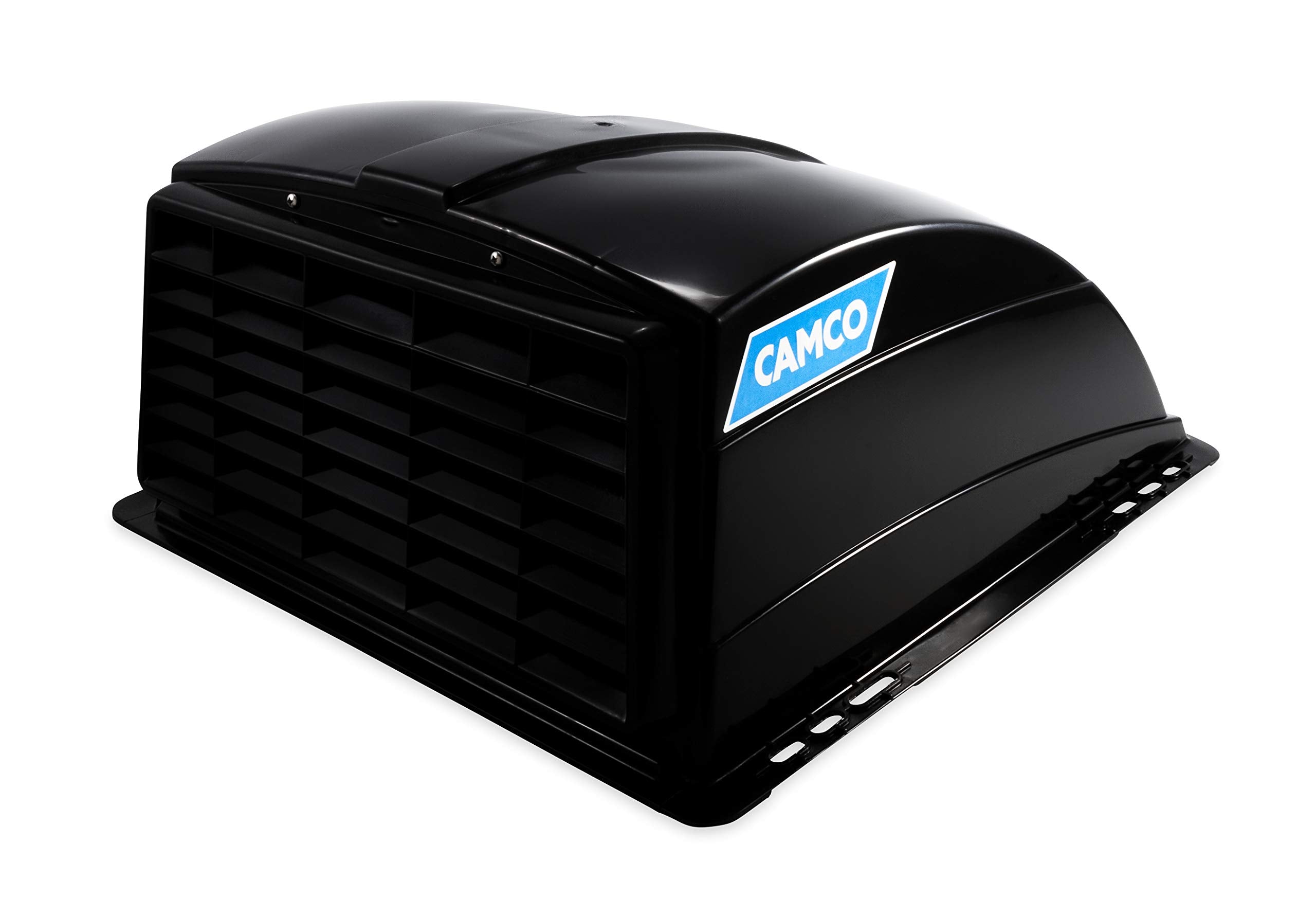 Camco Standard Roof Vent Cover, Opens for Easy Cleaning, Aerodynamic Design, Easily Mounts to RV with Included Hardware-Black (4