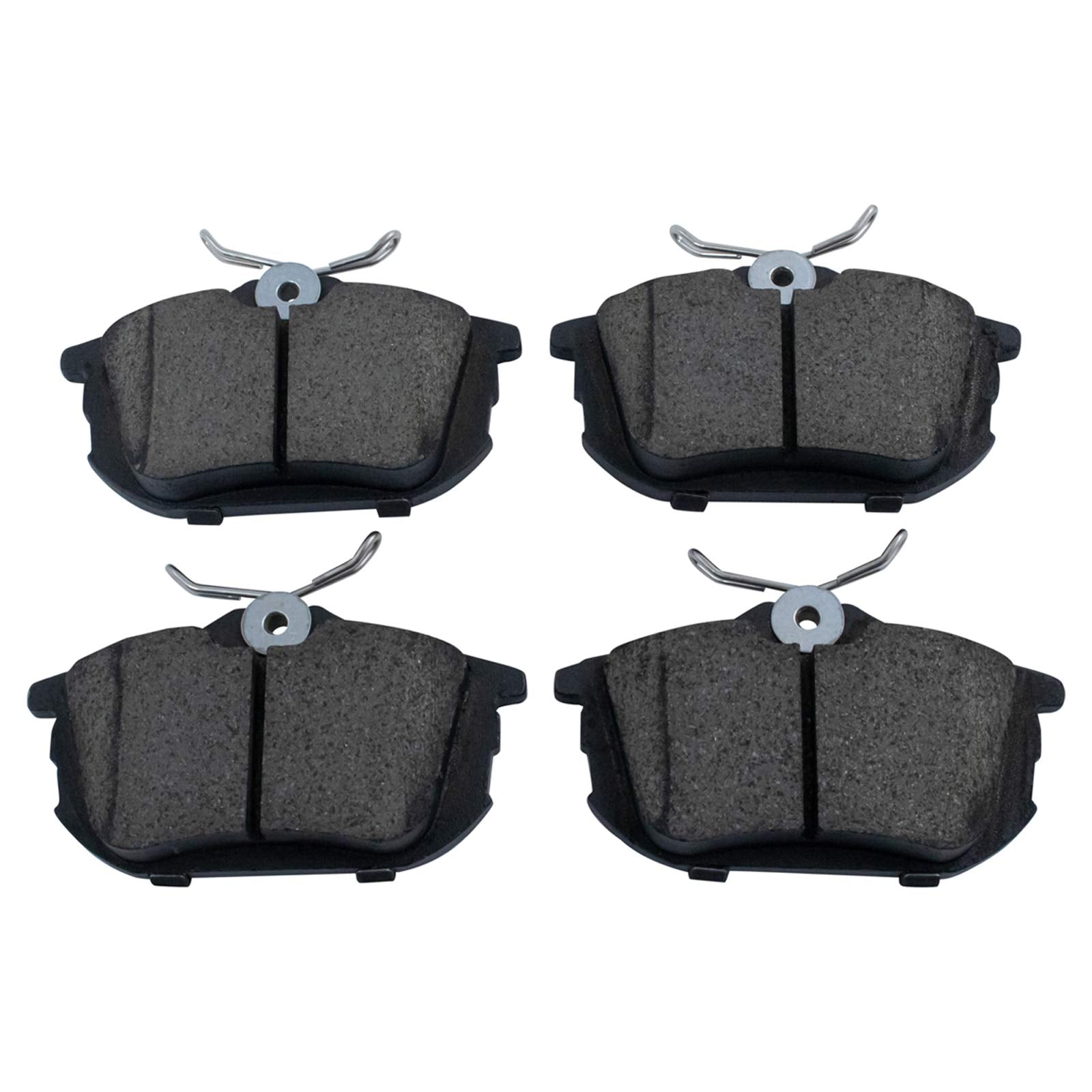 TRQ Rear Brake Pads Ceramic Compatible with 2000-2004 Volvo S40 V40