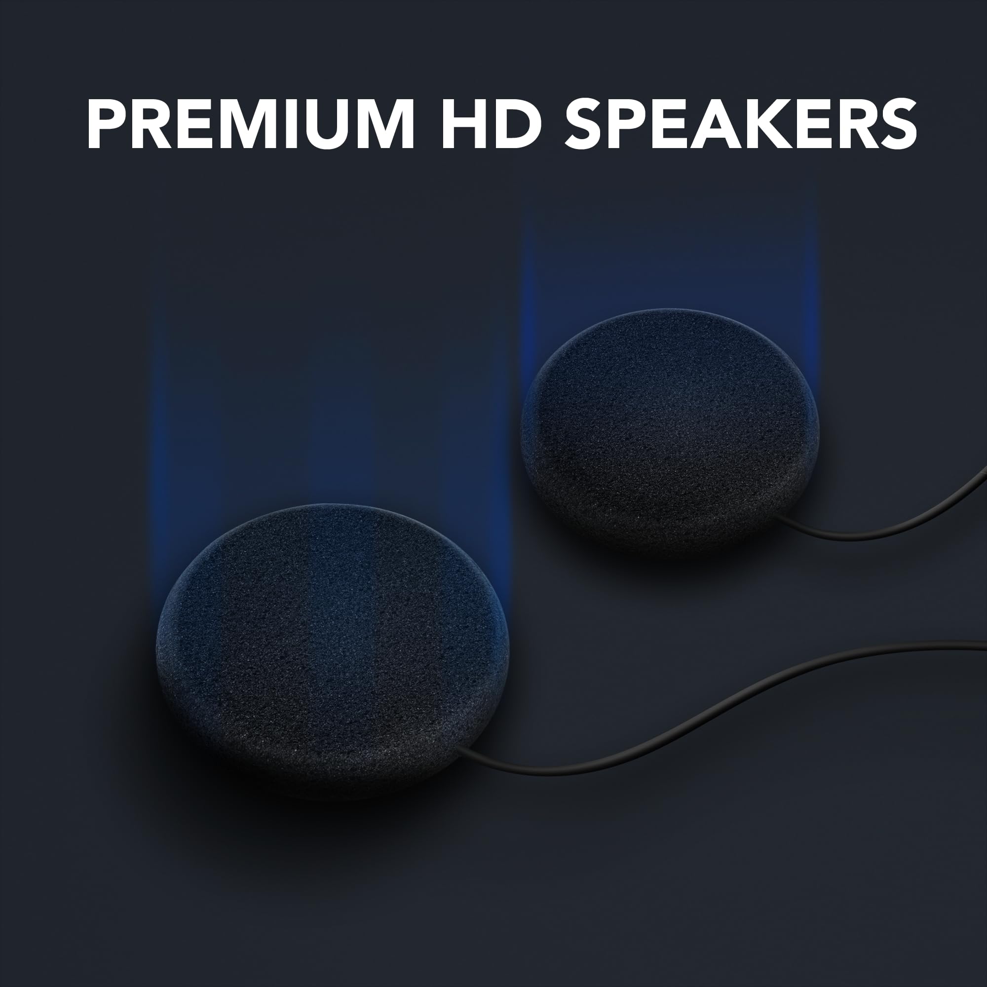 Sena Spider Rt1 Low Profile Motorcycle Mesh Communication System, Dual Pack, Black