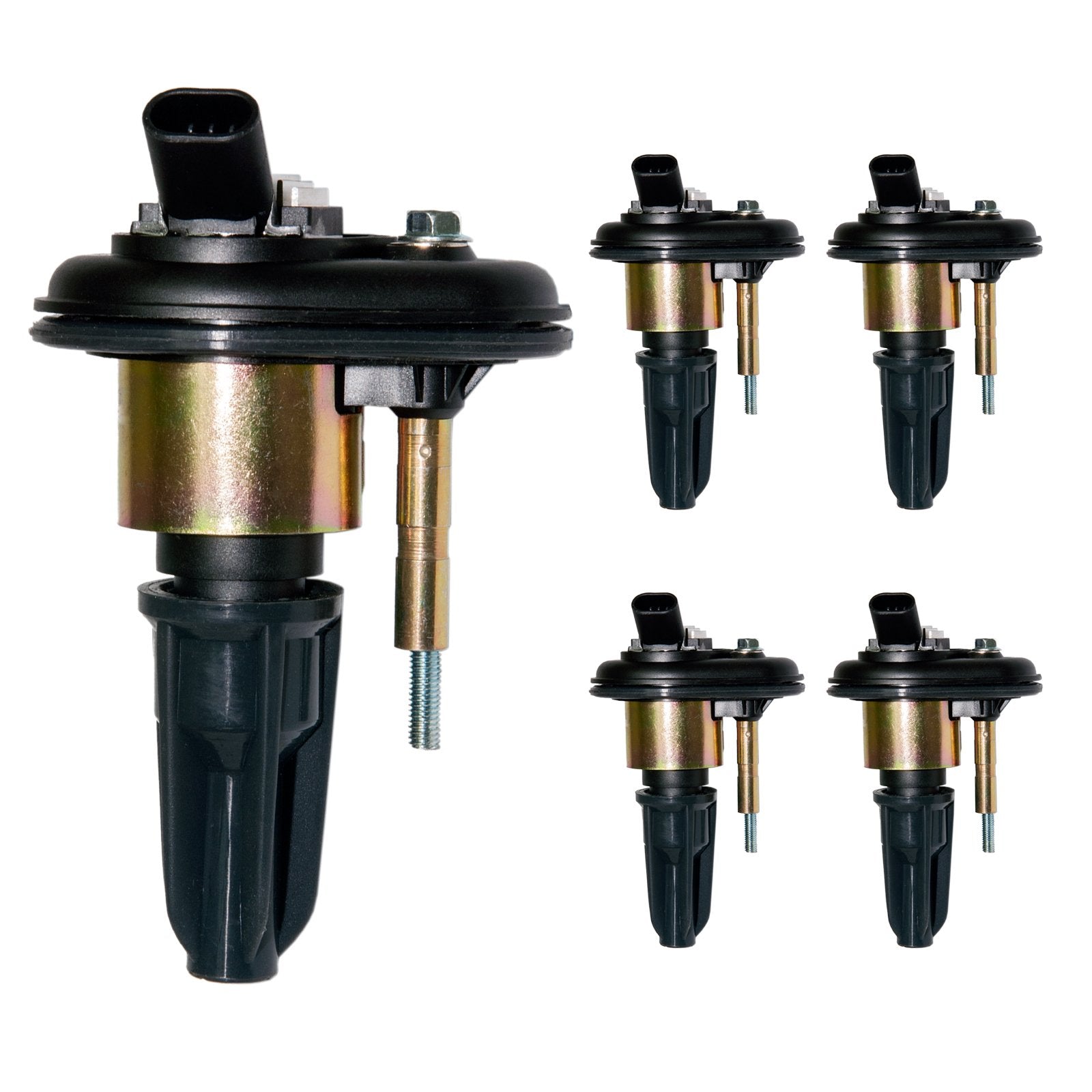 MAS Set of 5 Ignition Coil Pack Compatible with Chevrolet Colorado Trailblazer GMC Envoy Canyon H3 Buick Rainier Isuzu I-280 Asc