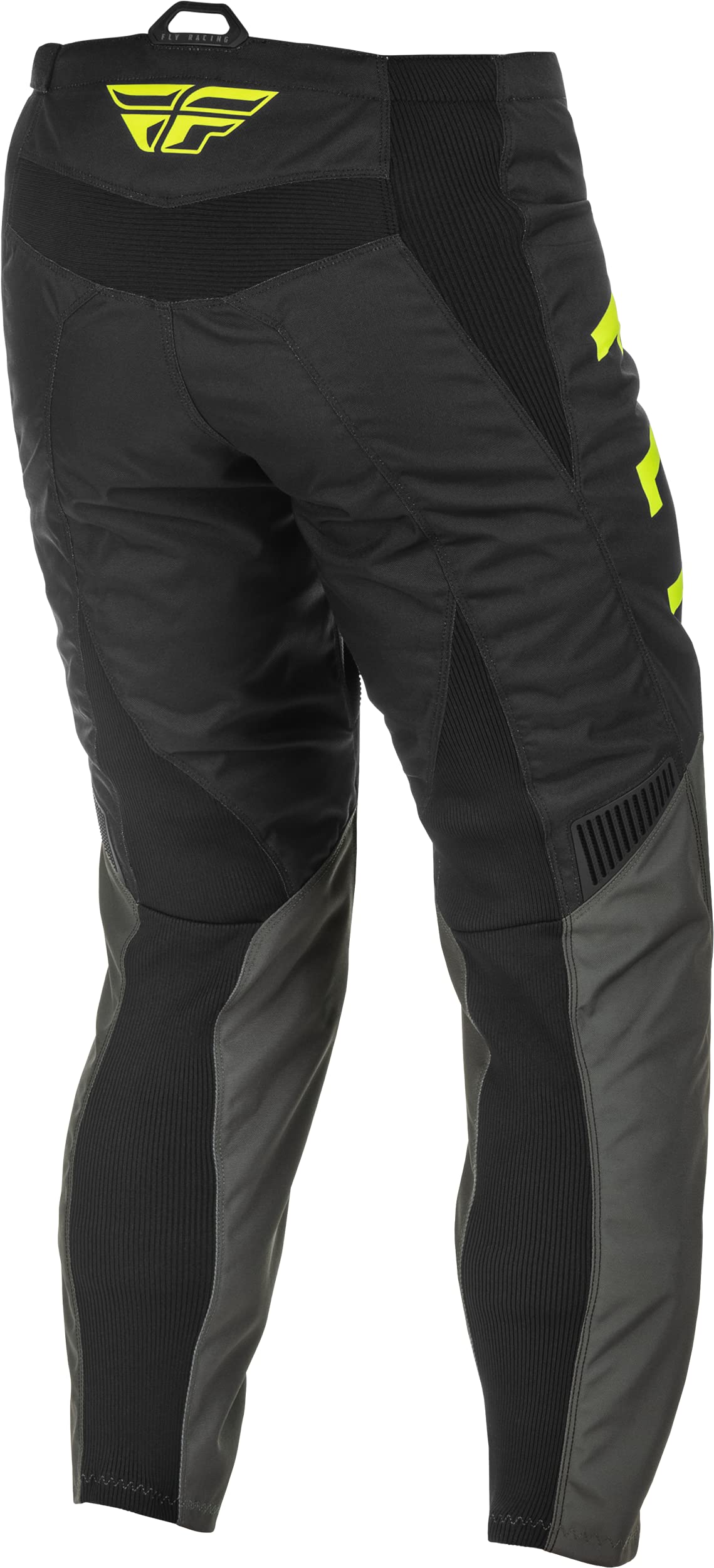 Fly Racing Youth F-16 Pants (Grey/Black/Hi-Vis Yellow, Youth Us 20)