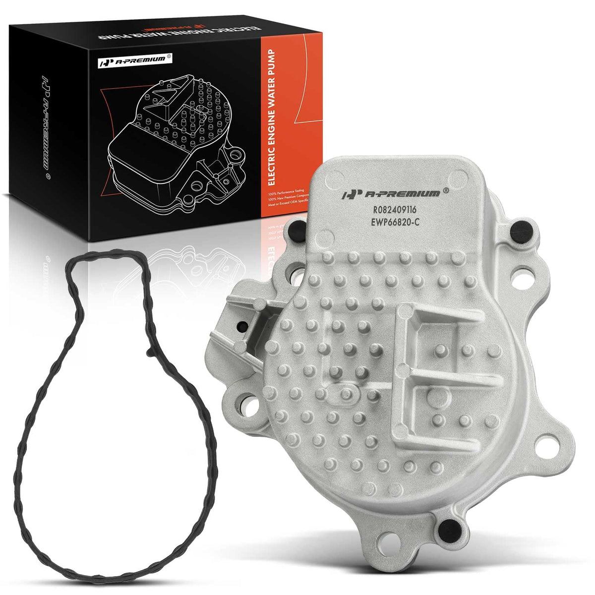 A-Premium Electric Engine Water Pump W/Gasket [ DOHC, 4Cyl. 1.5L 1.8L ] Compatible with Toyota & Lexus - CT200h 11-17, Prius 10-