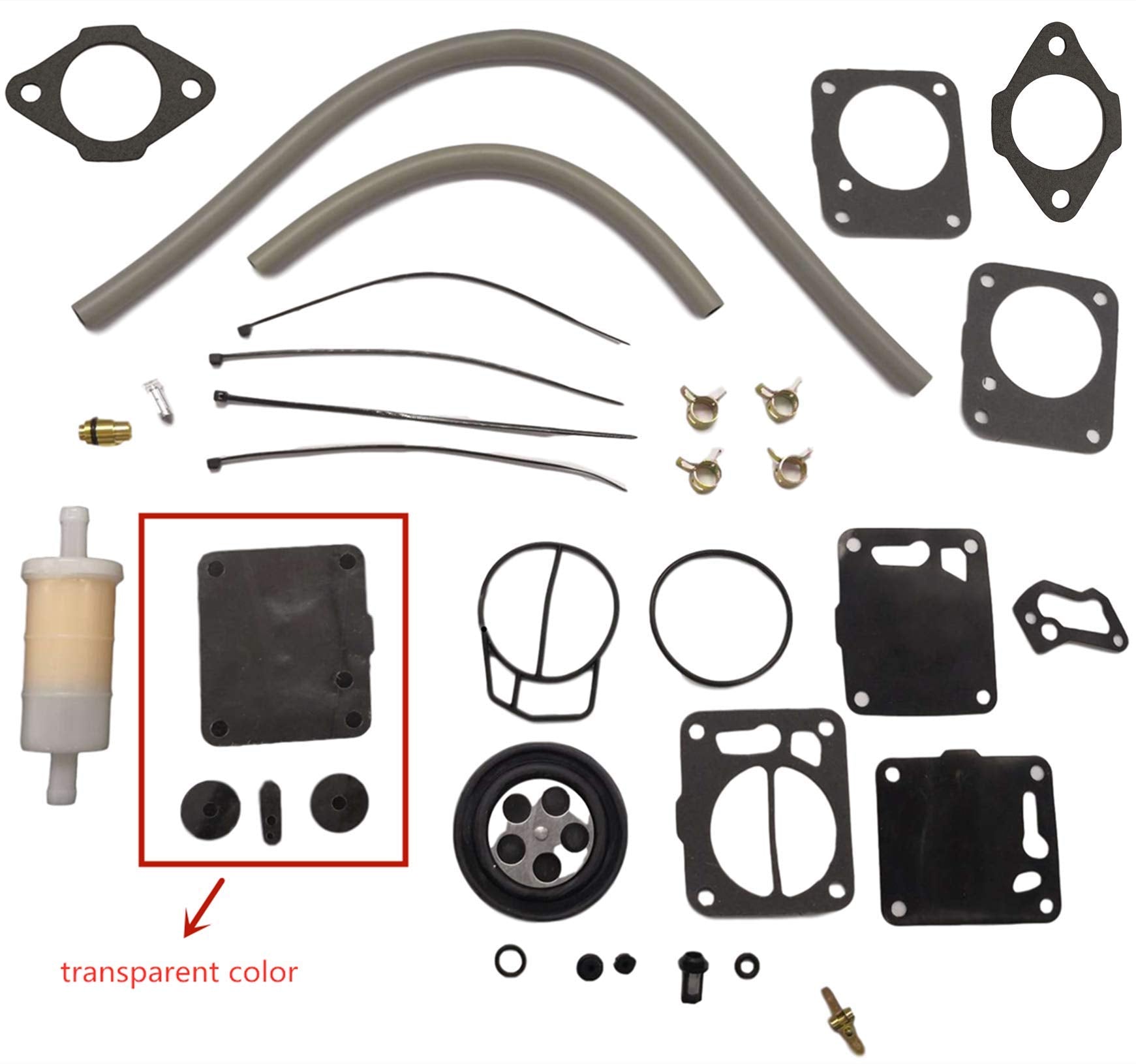 Carburetor Rebuild Kit Needle Seat Base Gasket Replacement for Many Wave Runner III Raider VXR GP 650 700 701